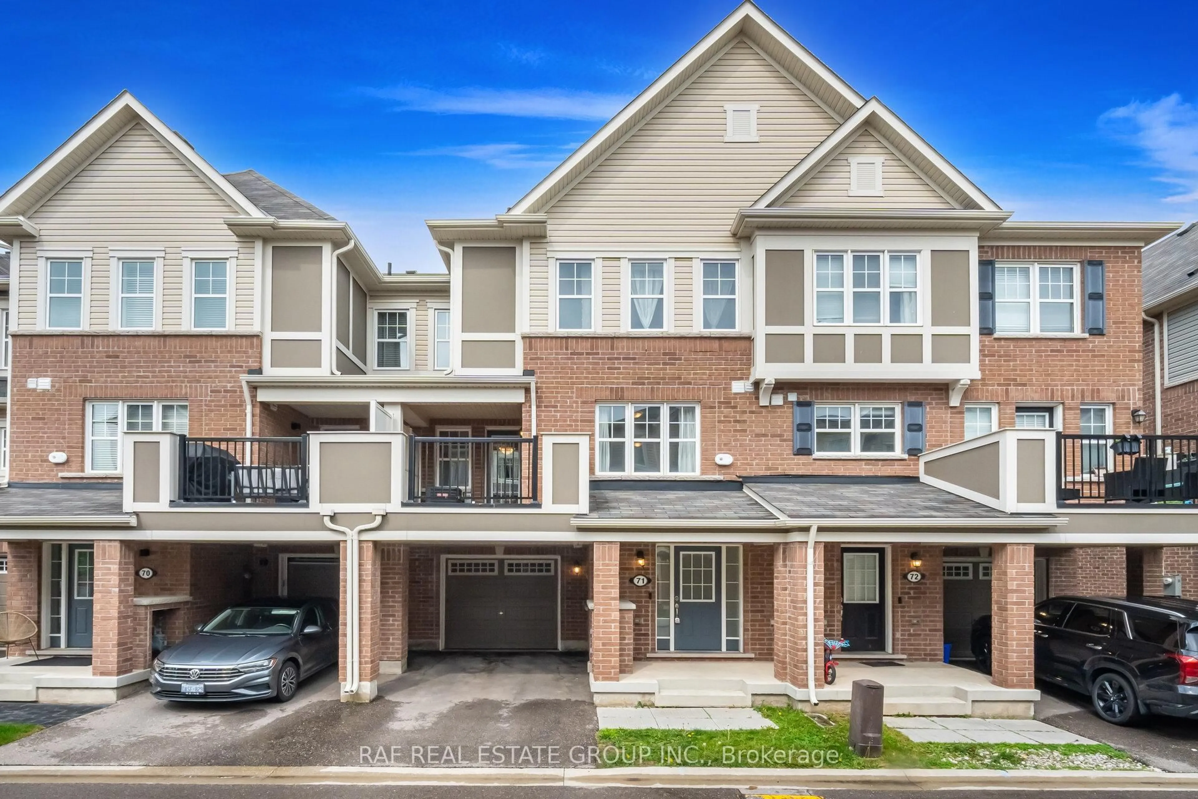 Home with brick exterior material, street for 1000 Asleton Blvd #71, Milton Ontario L9T 9L5