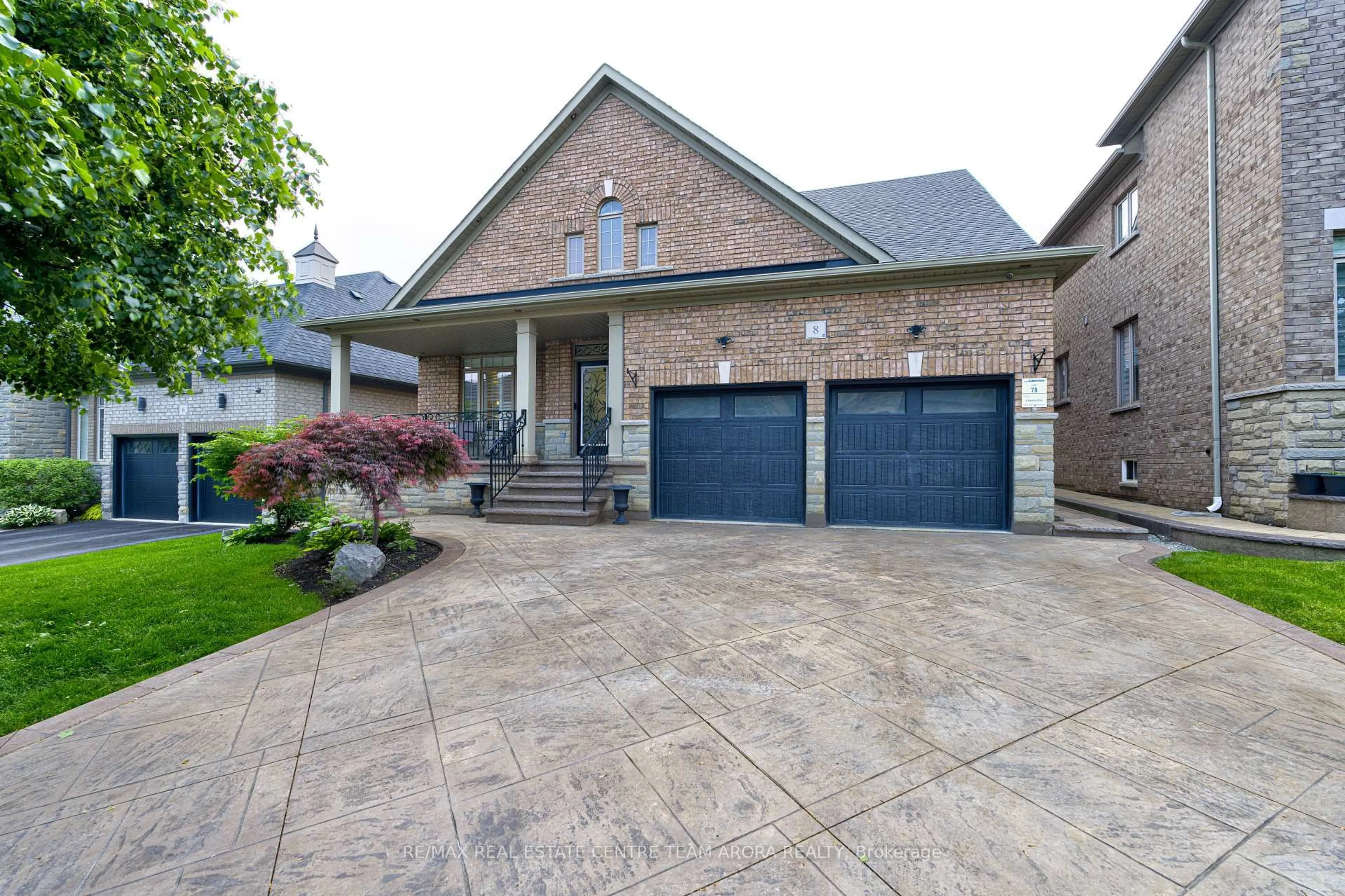 Home with brick exterior material, street for 8 Haywood Dr, Brampton Ontario L6X 0W1