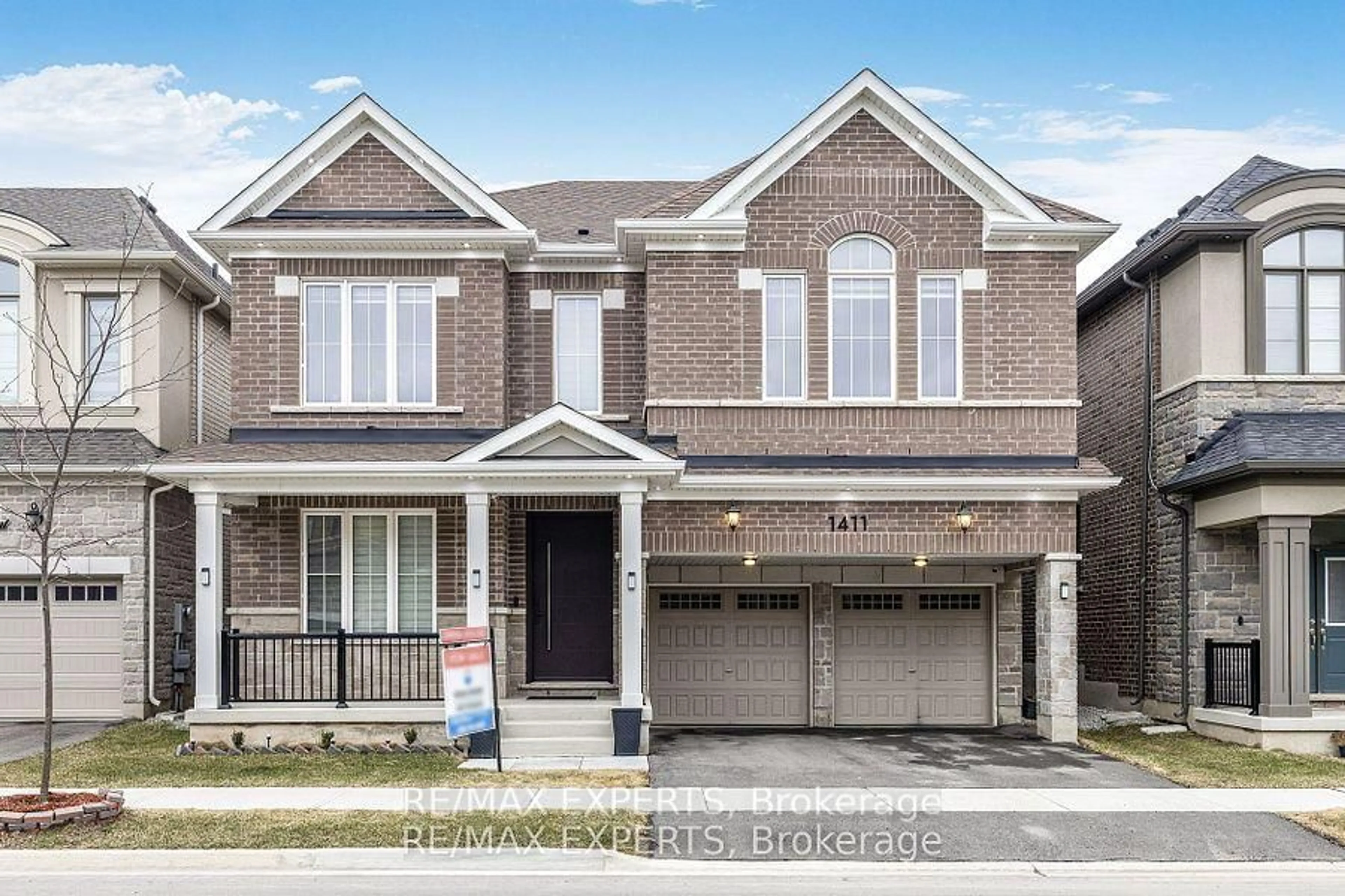 Home with brick exterior material, street for 1411 Lobelia Cres, Milton Ontario L9E 1X1