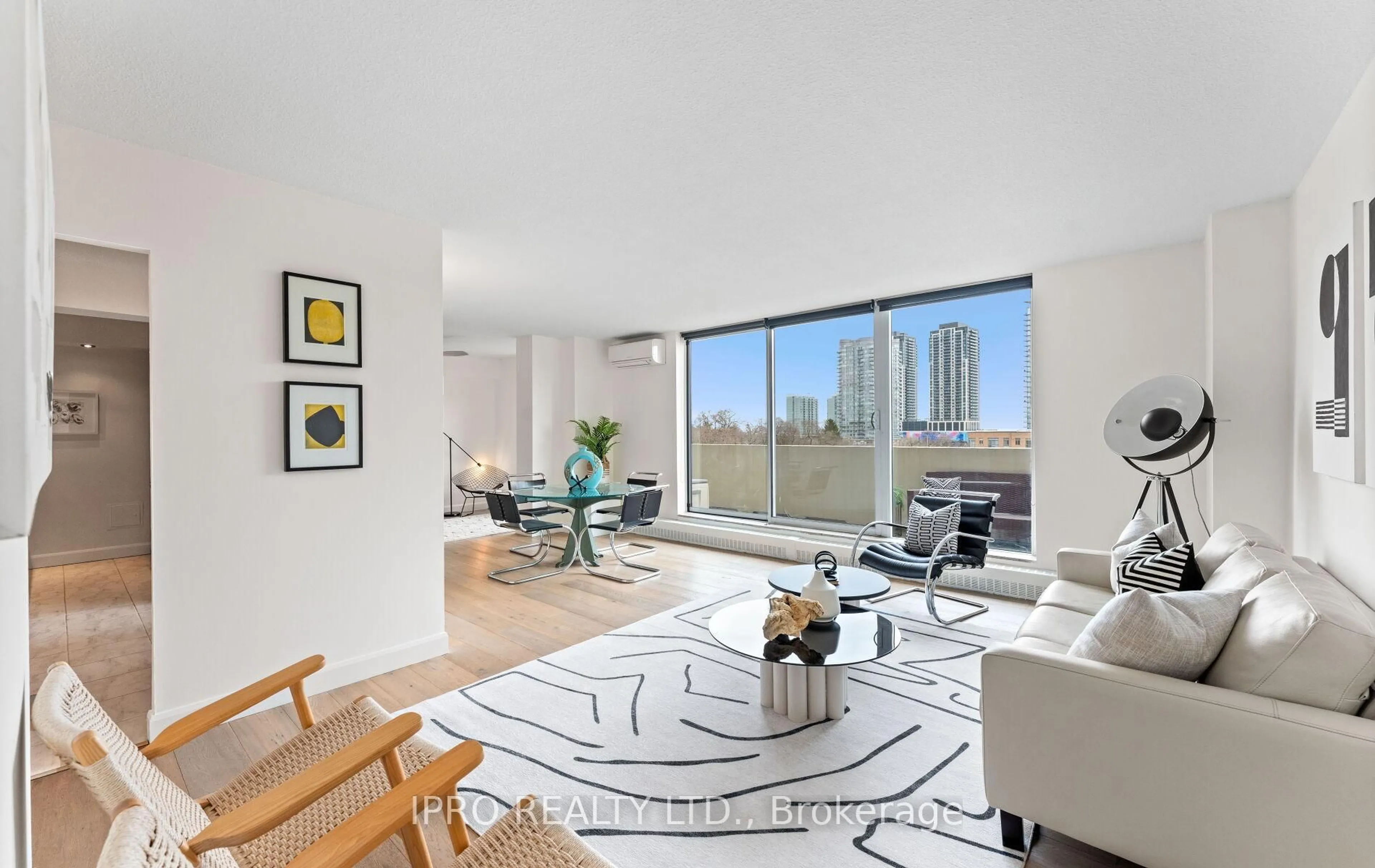 Living room with furniture, unknown for 60 Southport St #414, Toronto Ontario M6S 3N4