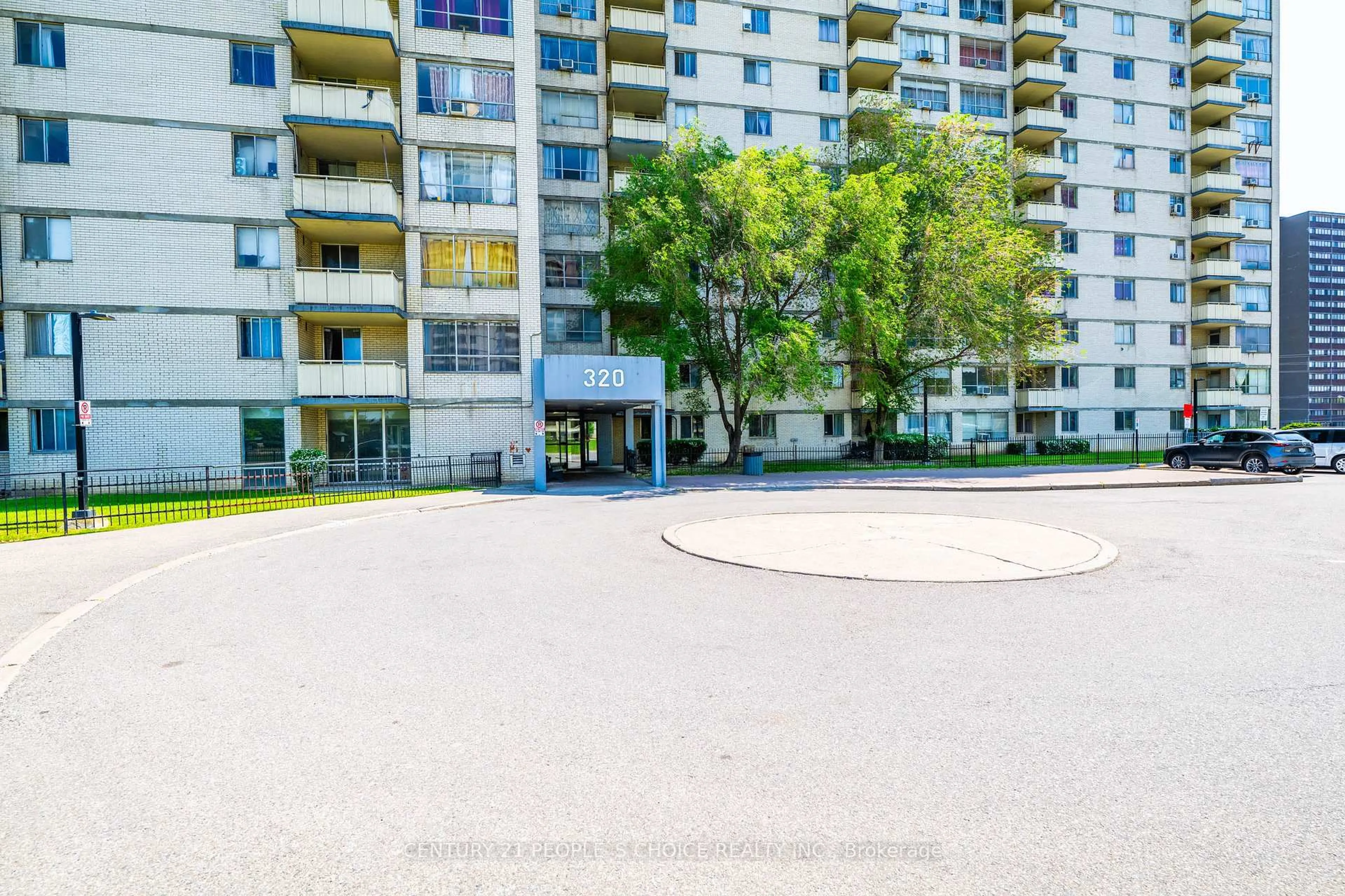 A pic from outside/outdoor area/front of a property/back of a property/a pic from drone, street for 320 Dixon Rd #105, Toronto Ontario M9R 1S8