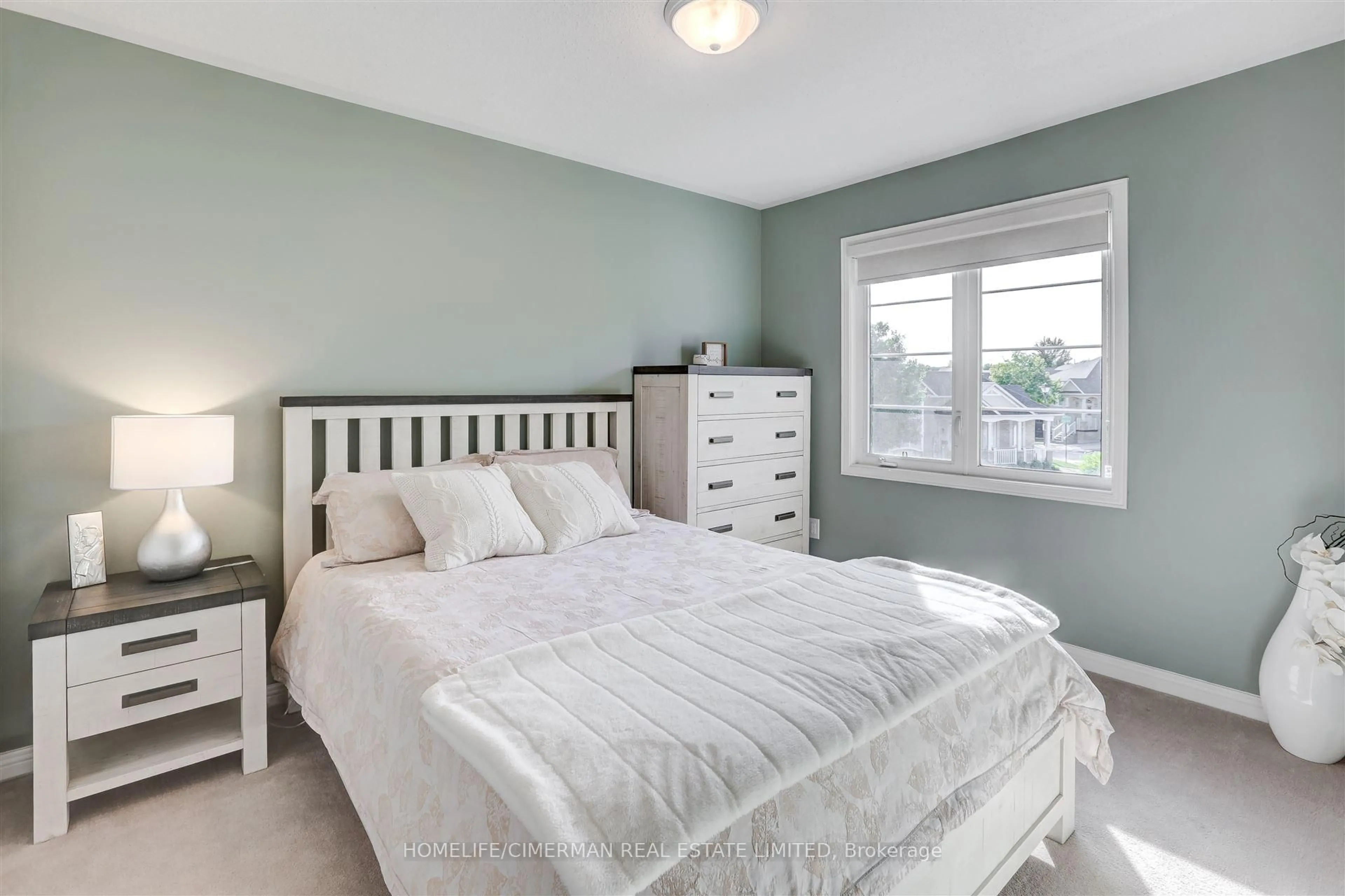 Bedroom with bed, unknown for 4136 Rawlins Common, Burlington Ontario L7M 0B5