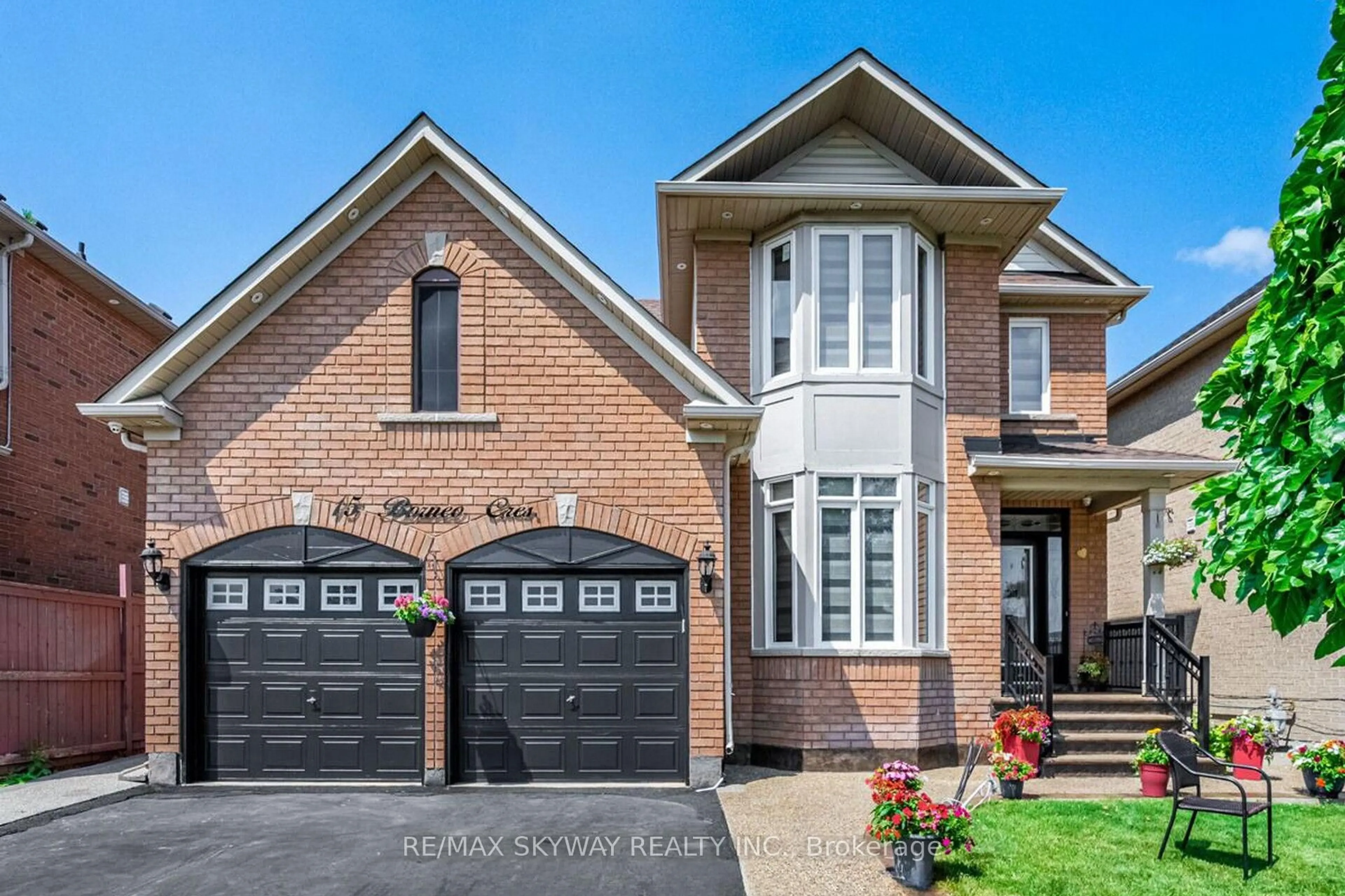 Home with brick exterior material, street for 15 Borneo Cres, Brampton Ontario L6R 3C6
