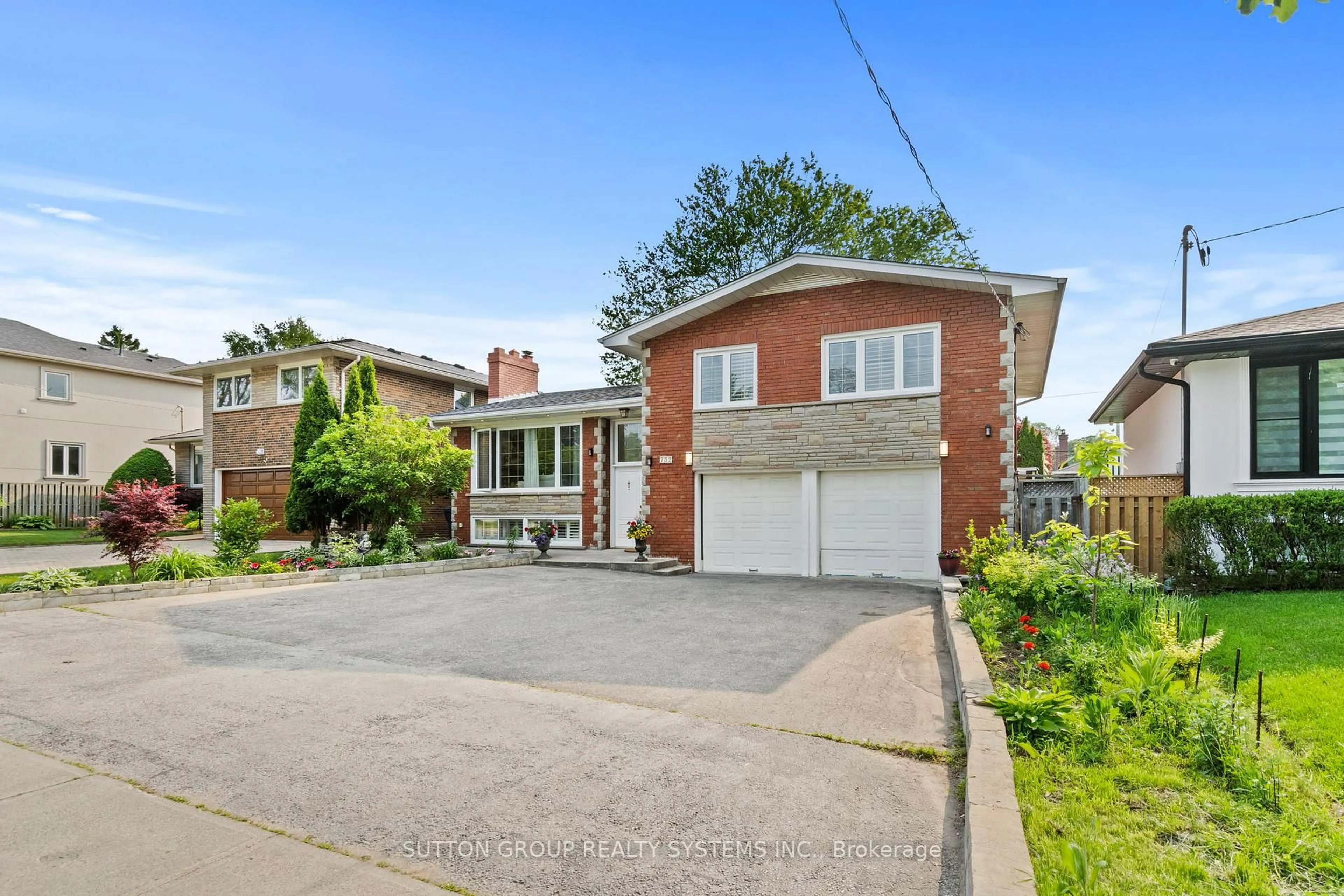 Home with brick exterior material, street for 732 Royal York Rd, Toronto Ontario M8Y 2T6