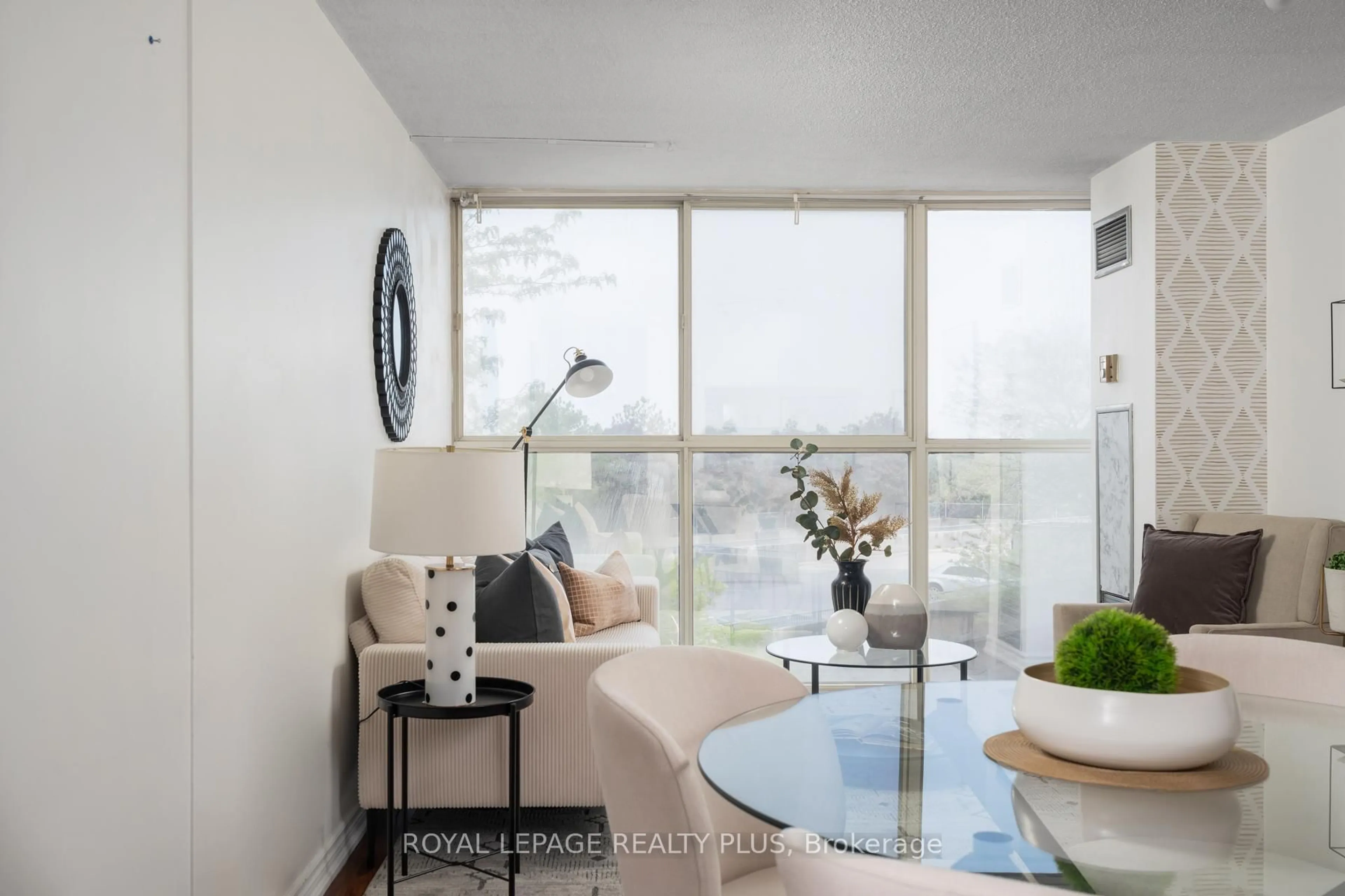 Living room with furniture, unknown for 4205 Shipp Dr #408, Mississauga Ontario L4Z 2Y9