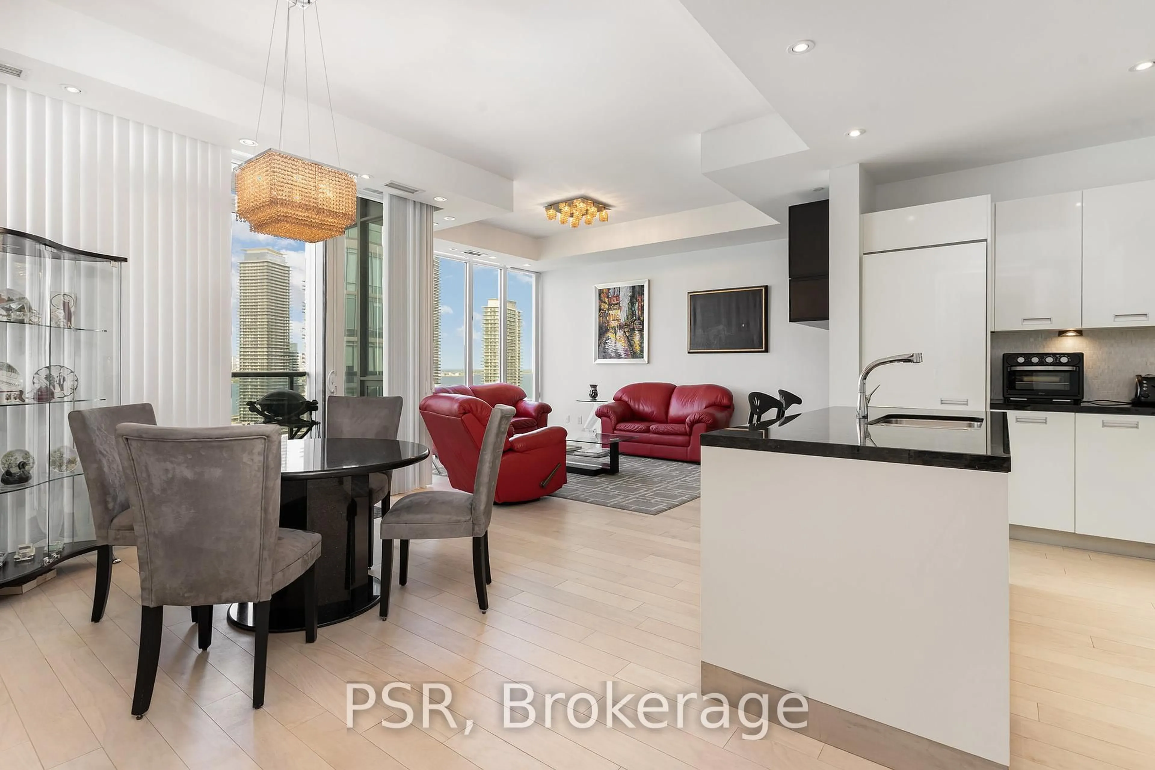 Open concept kitchen, unknown for 88 Park Lawn Rd #2906, Toronto Ontario M8Y 0B5