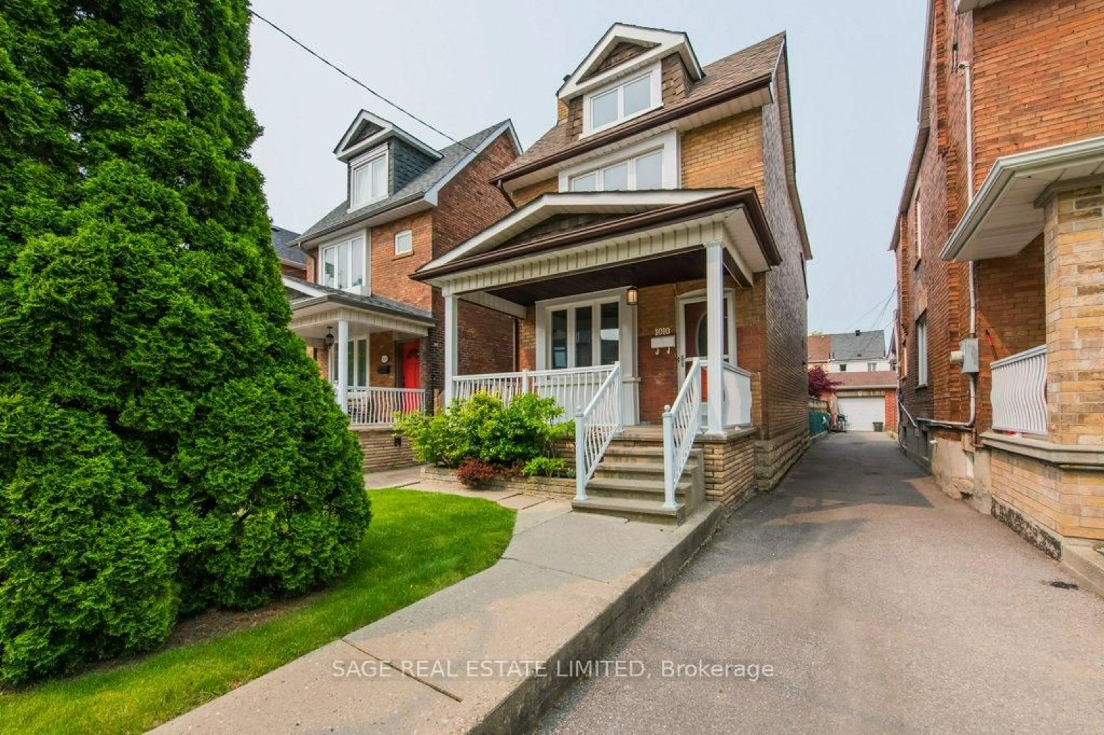 Home with brick exterior material, street for 1010 St Clarens Ave, Toronto Ontario M6H 3X7