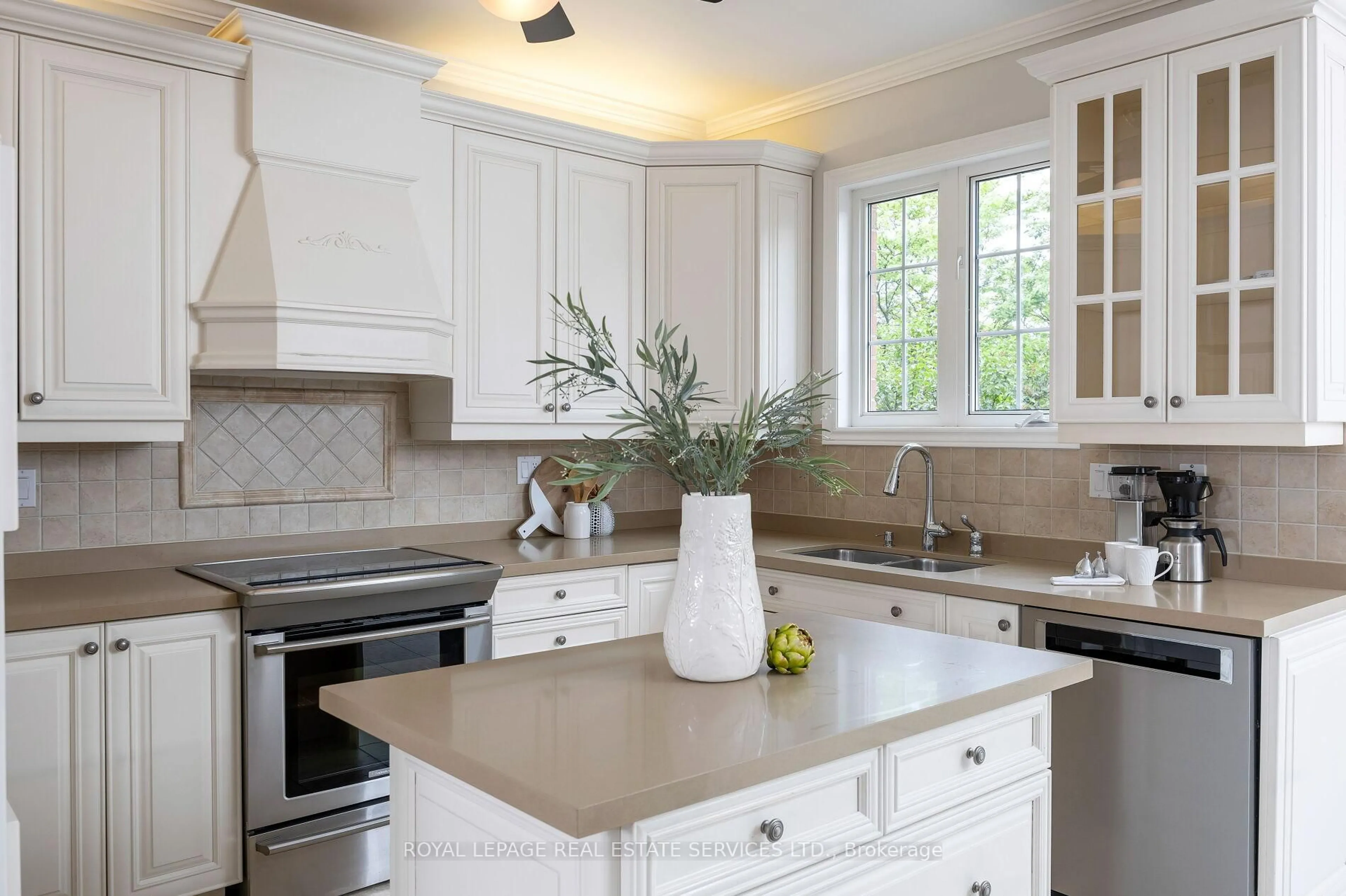 Contemporary kitchen, ceramic/tile floor for 2145 Woodgate Dr, Oakville Ontario L6M 4E1