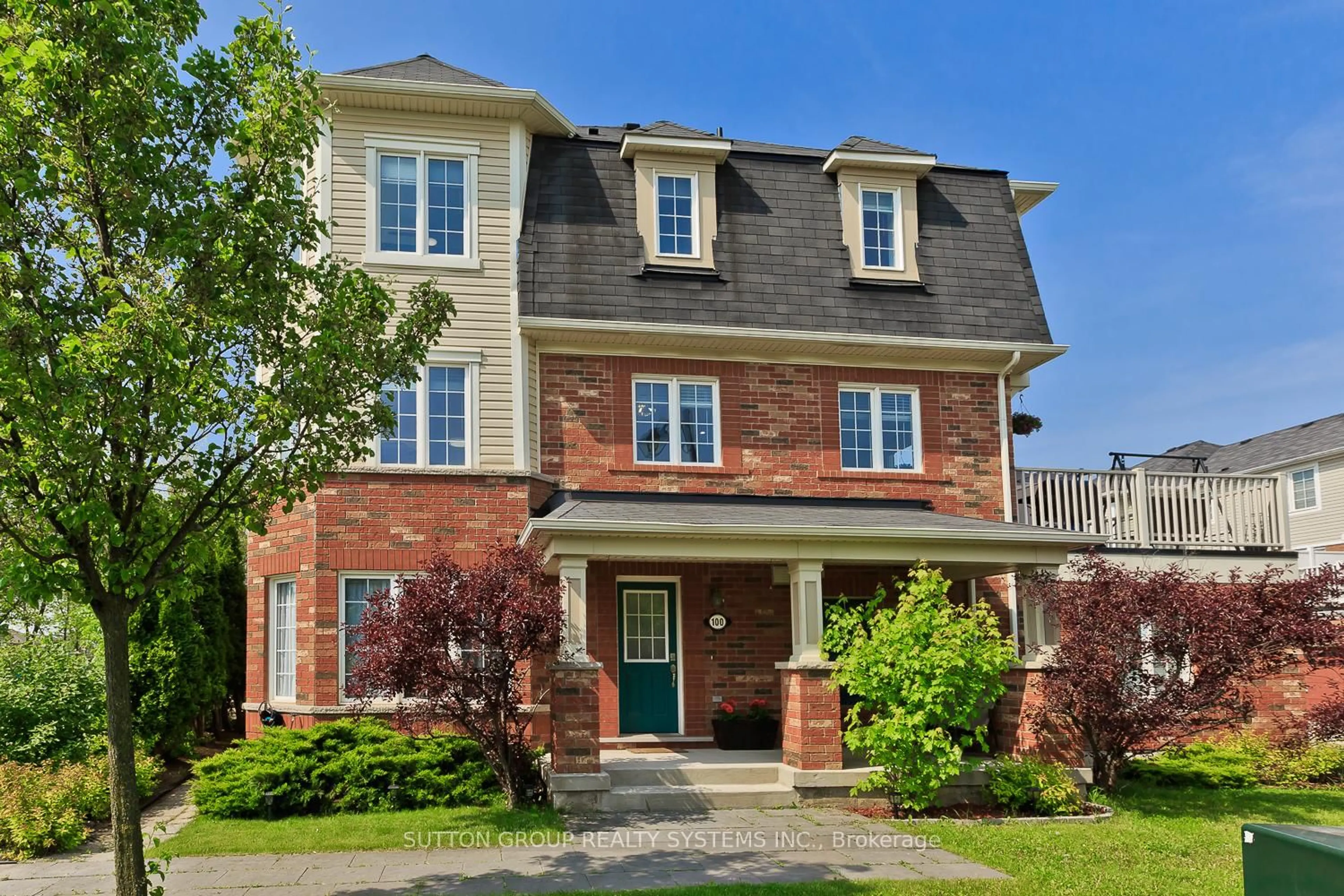Home with brick exterior material, street for 100 Onley Lane, Milton Ontario L9T 8E3