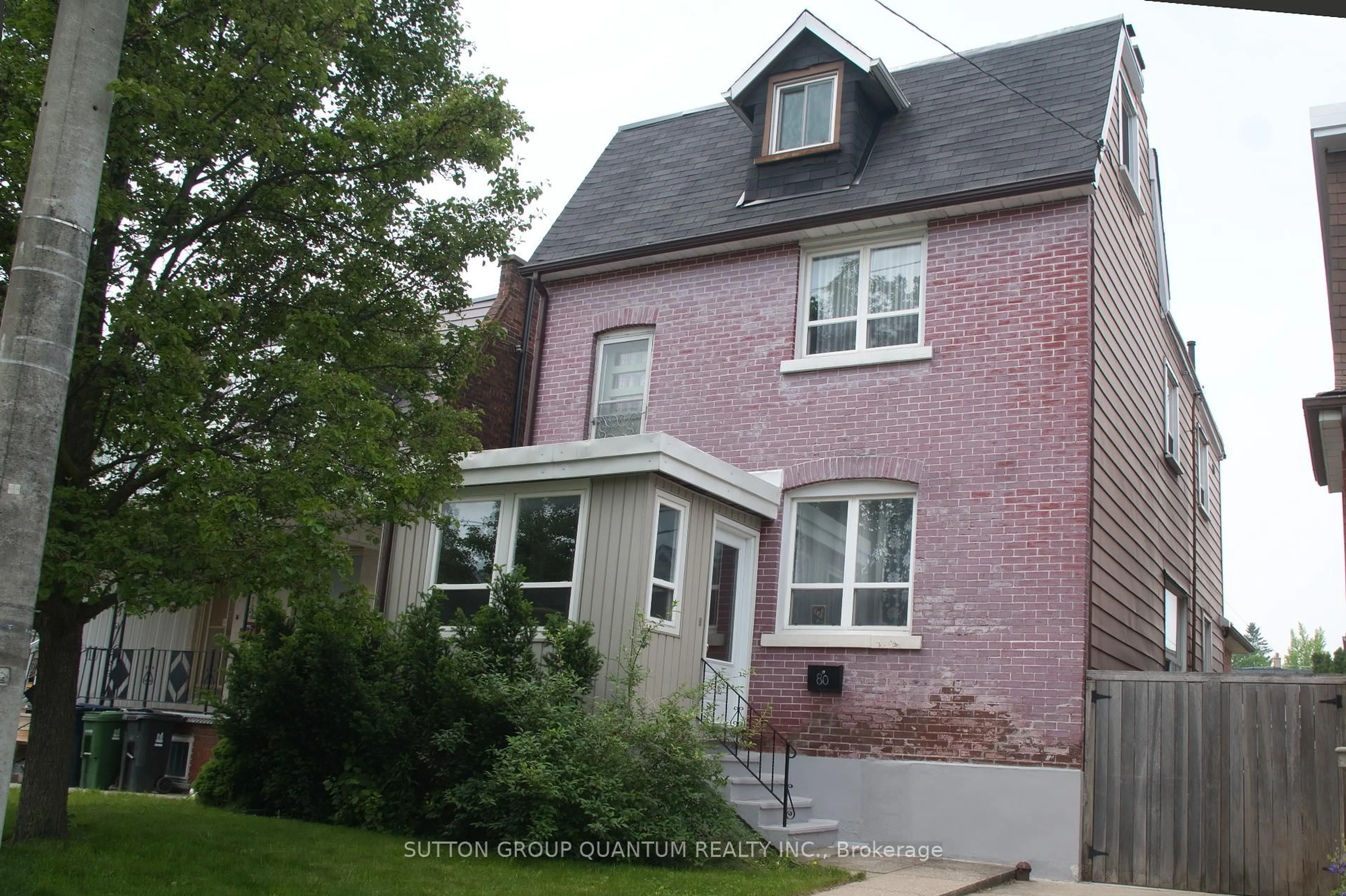 Home with brick exterior material, street for 80 Bartlett Ave, Toronto Ontario M6H 3E6