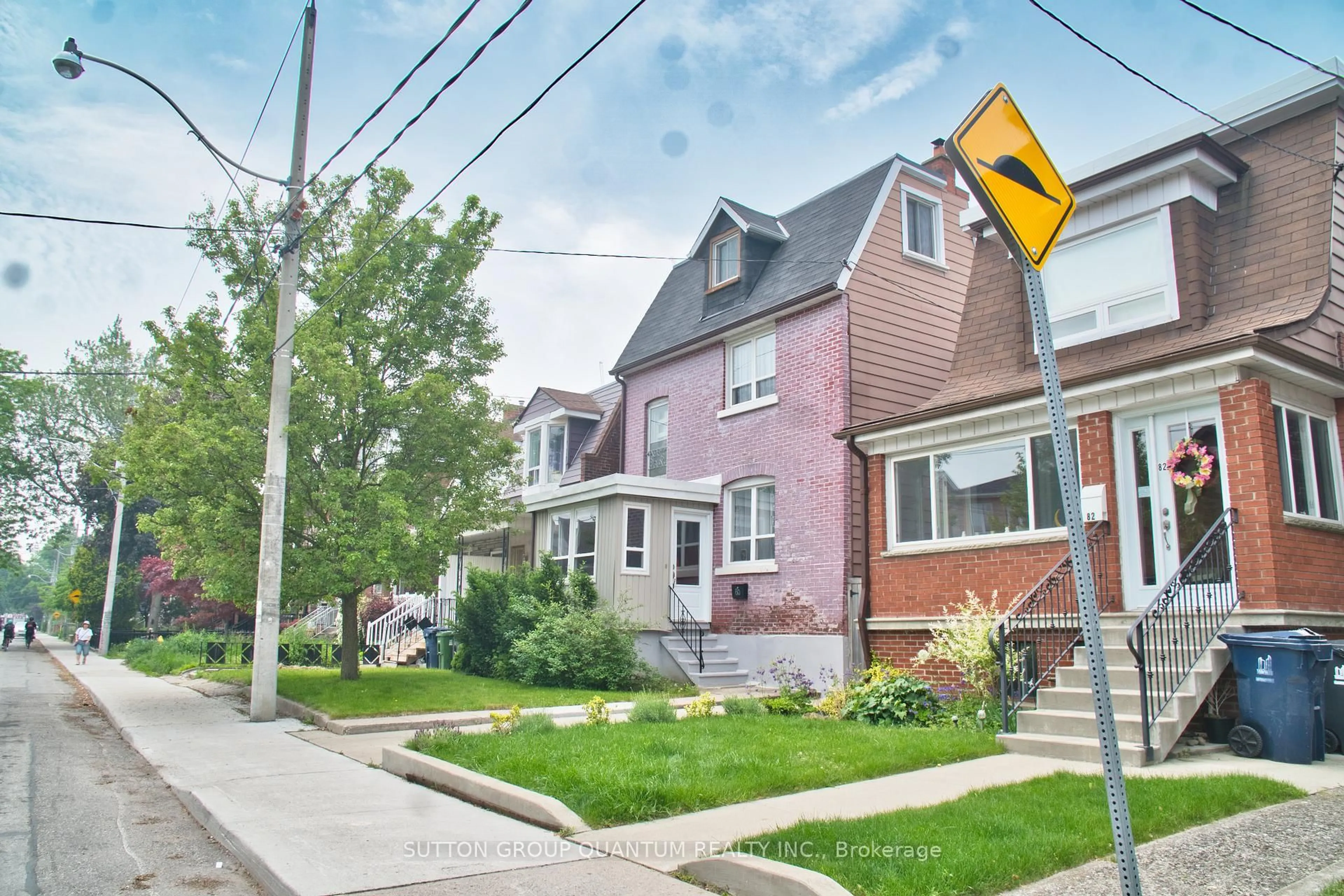 Home with brick exterior material, street for 80 Bartlett Ave, Toronto Ontario M6H 3E6