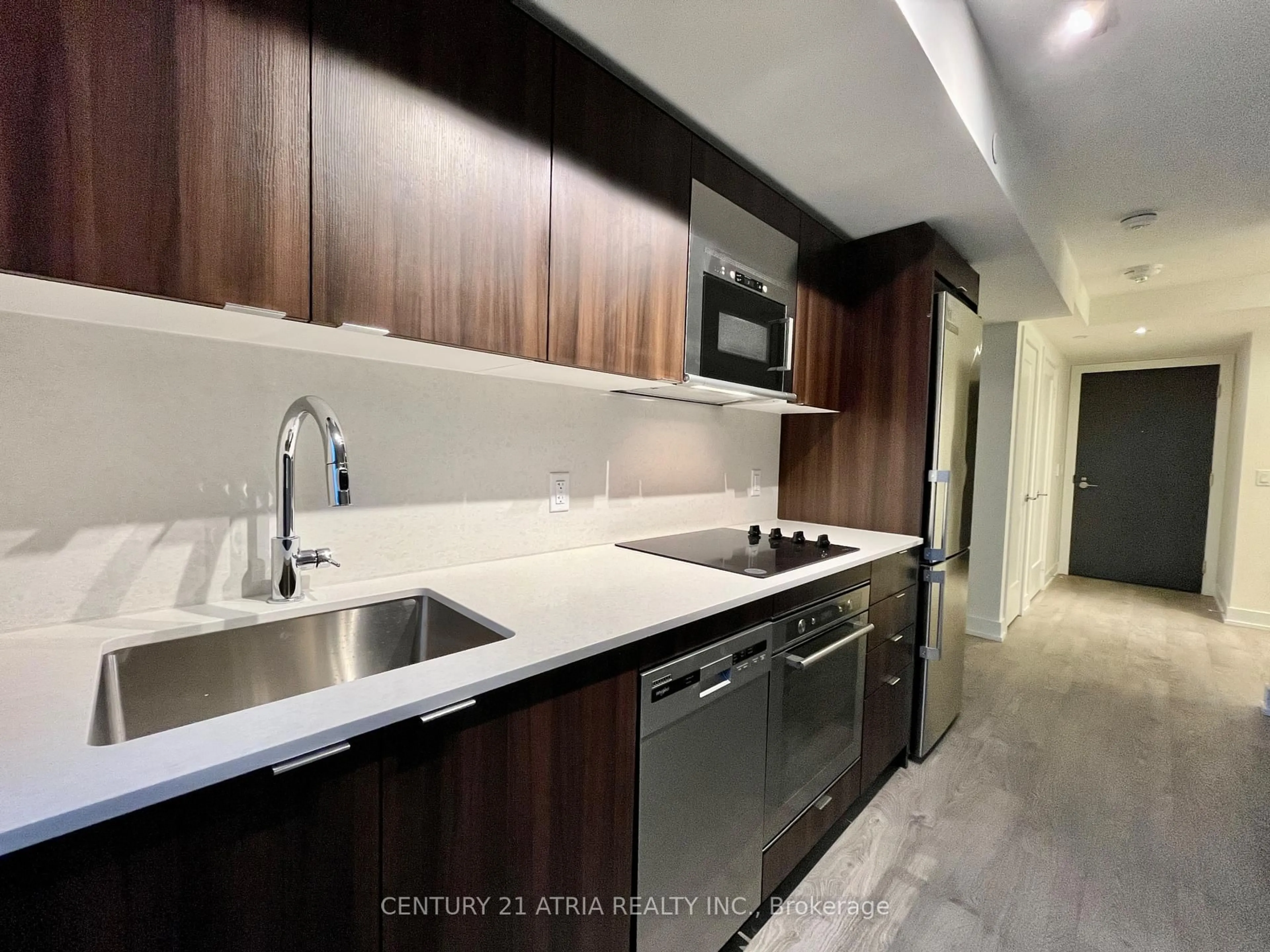 Standard kitchen, ceramic/tile floor for 5 Mabelle Ave #2634, Toronto Ontario M9A 0C8