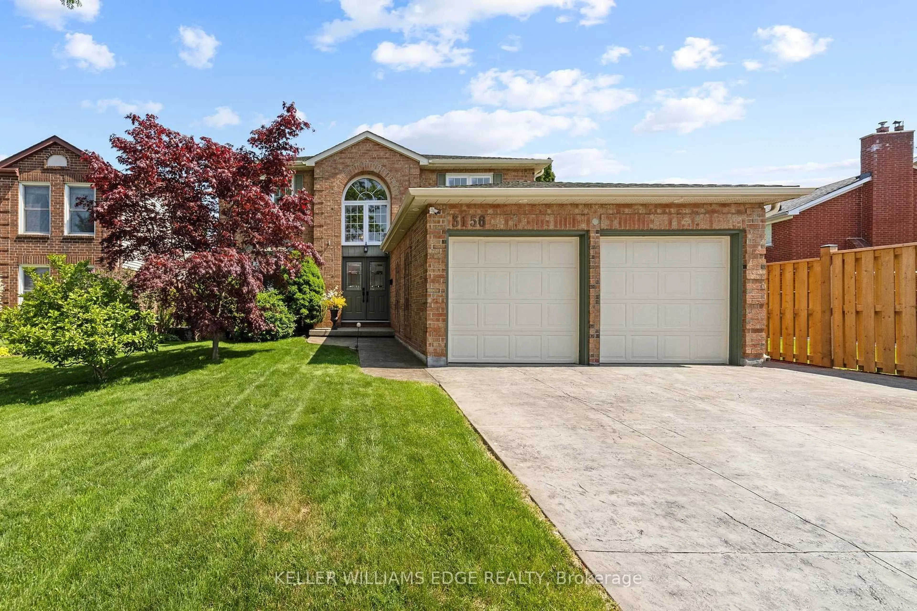 Home with brick exterior material, street for 3156 Longmeadow Rd, Burlington Ontario L7M 2X6