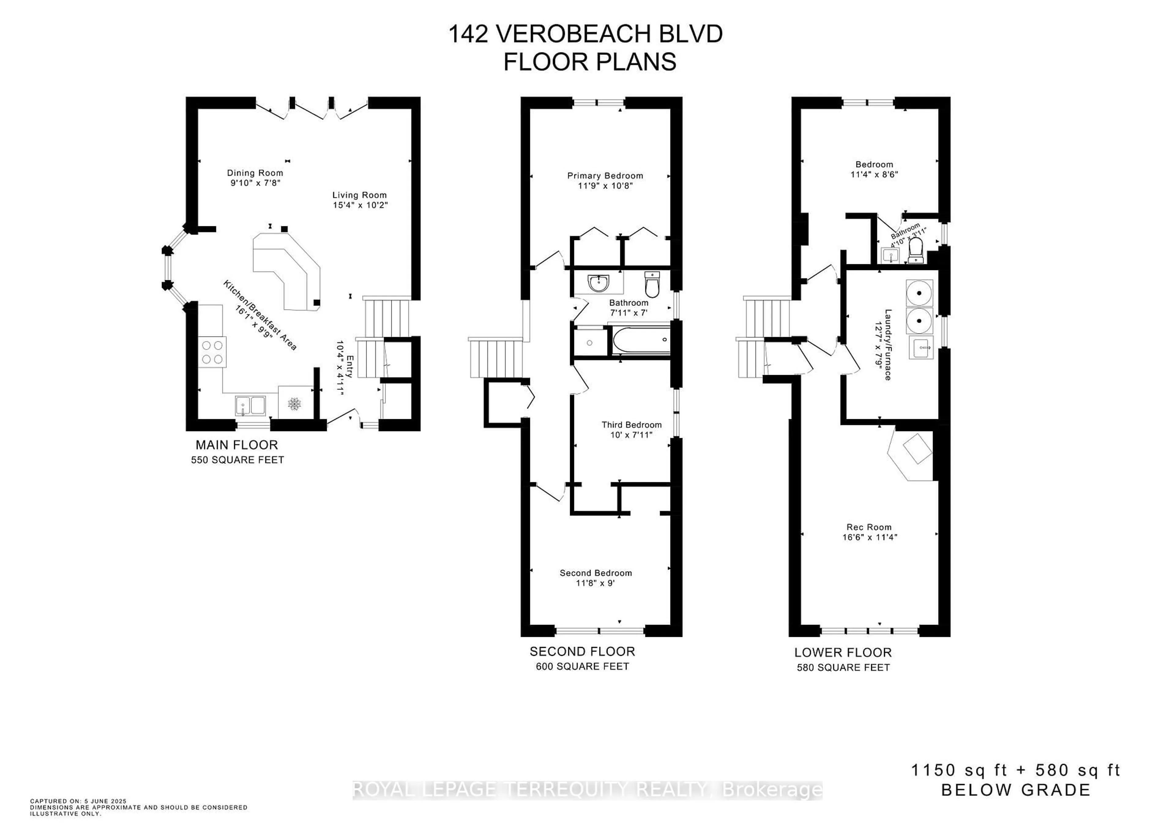 Floor plan for 142 Verobeach Blvd, Toronto Ontario M9M 1R1