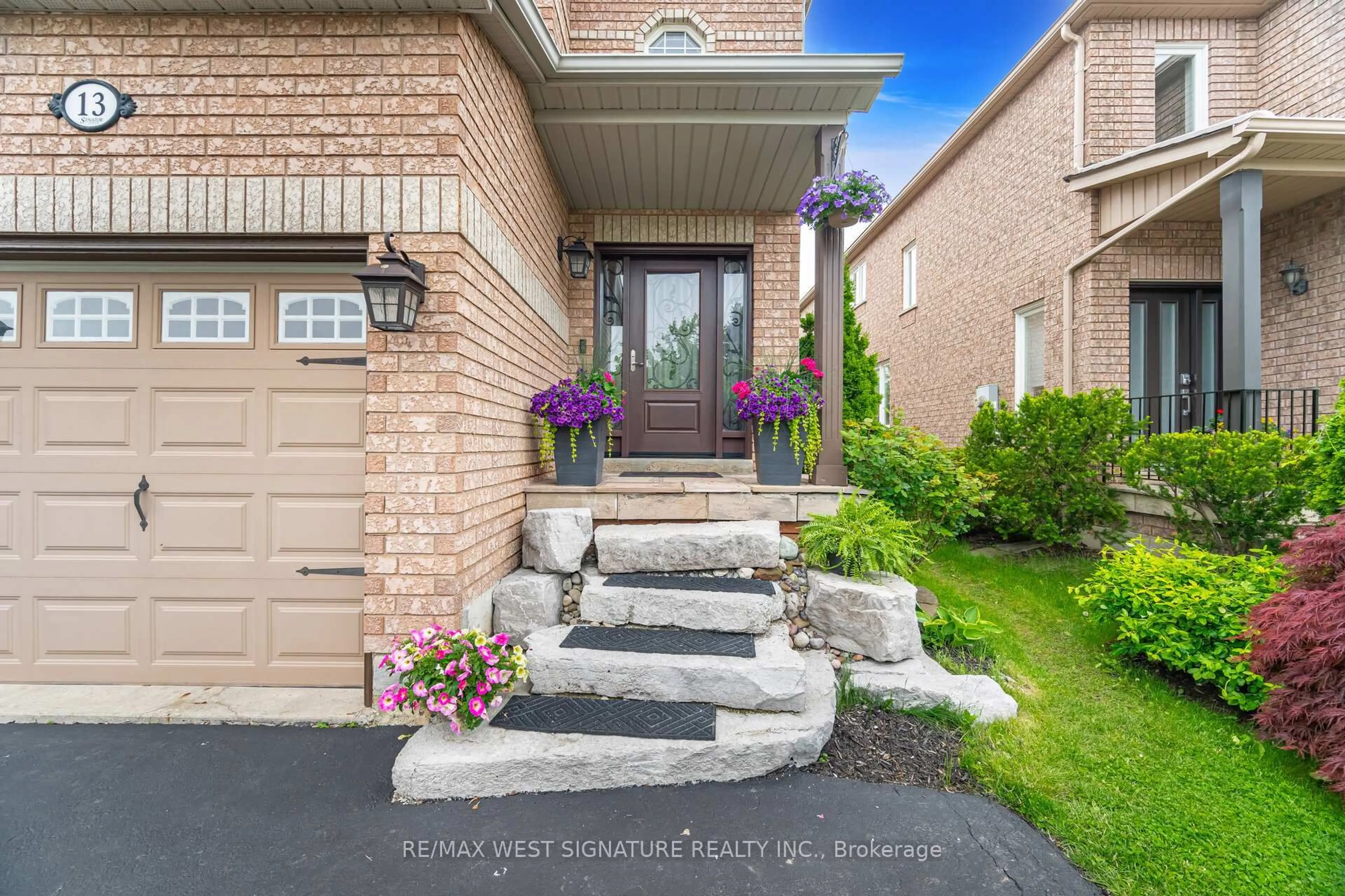 Home with brick exterior material, street for 13 Senator Way, Caledon Ontario L7E 2R9