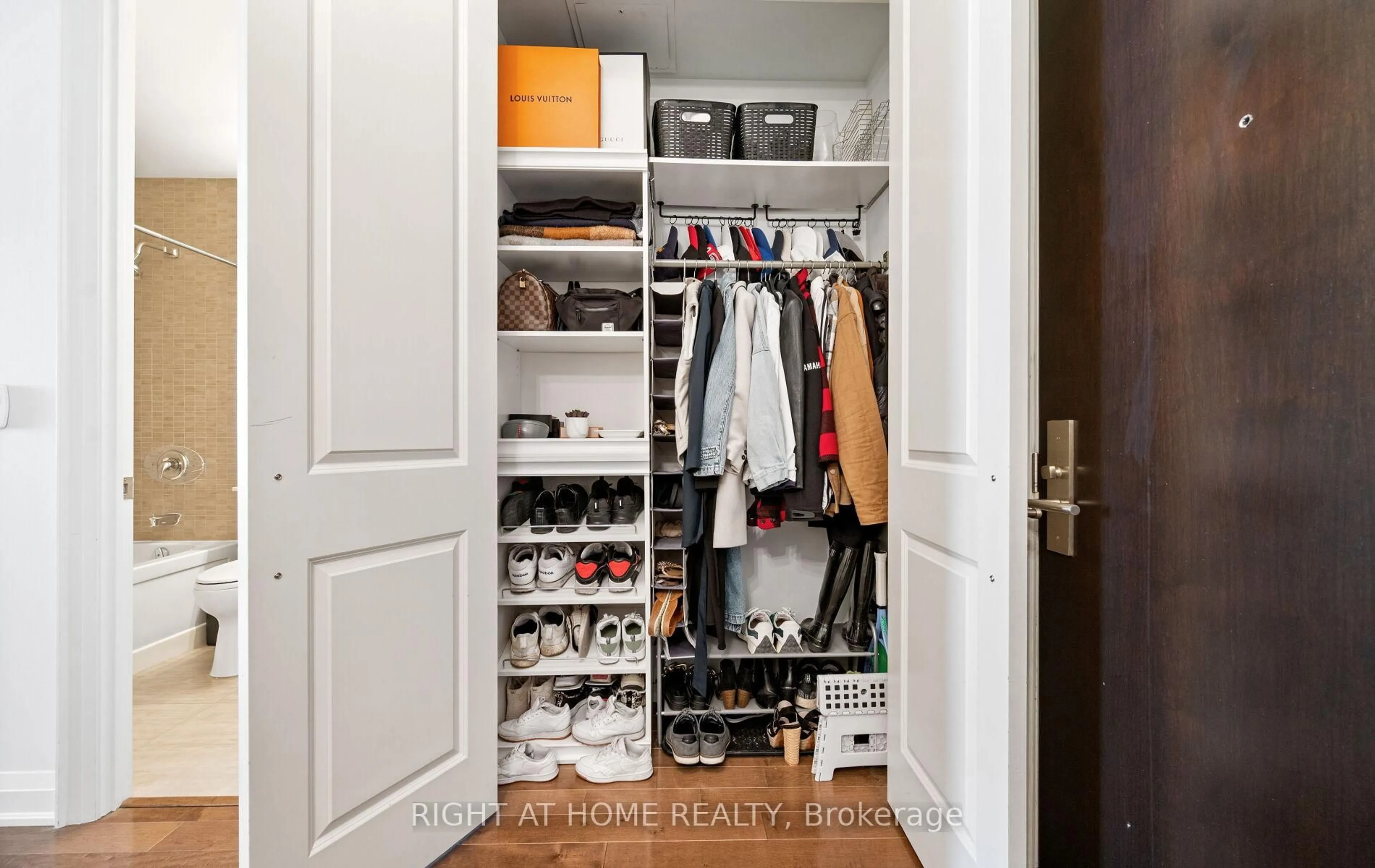 Storage room or clothes room or walk-in closet for 50 Absolute Ave #4902 LPH, Mississauga Ontario L4Z 0A8