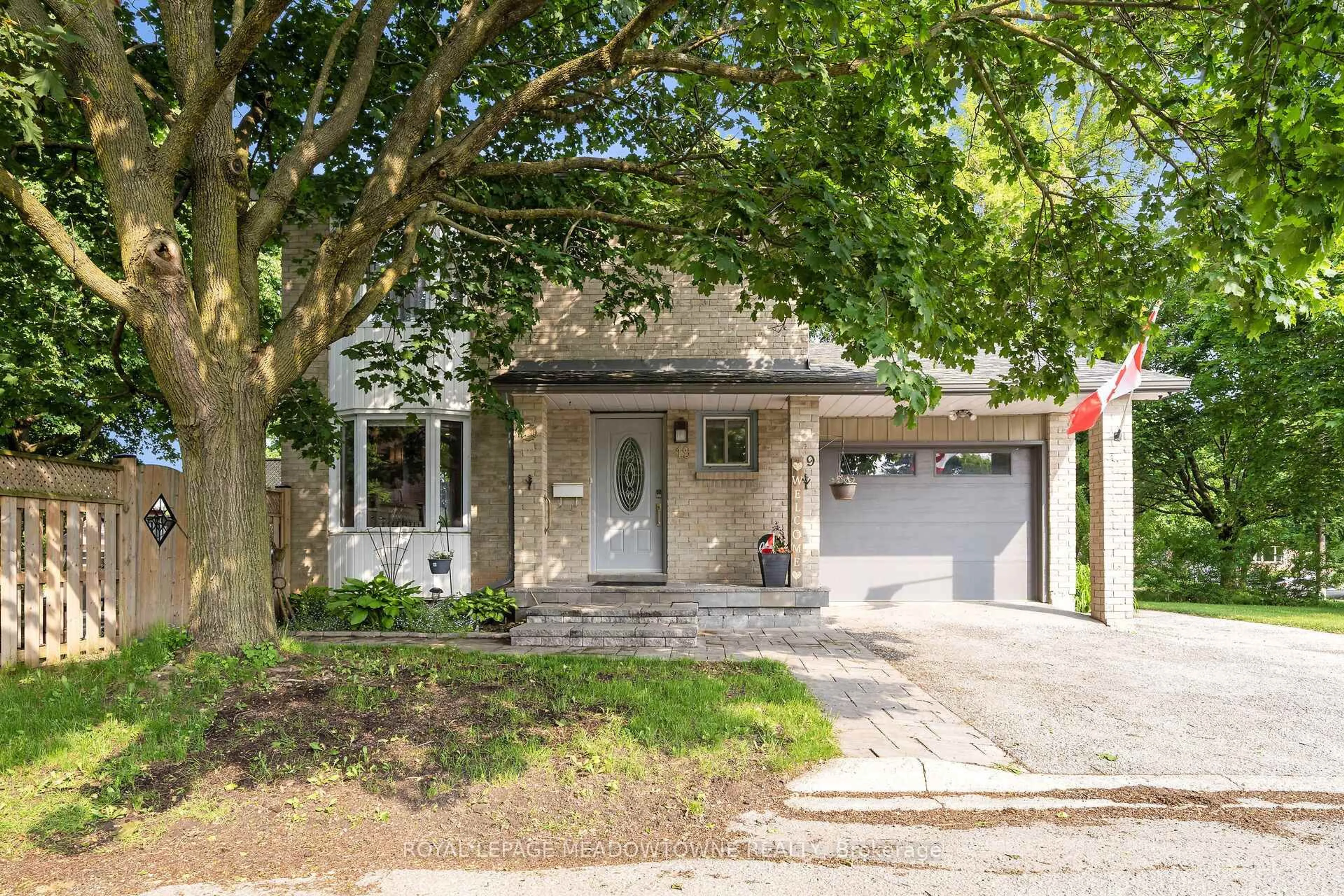 Home with brick exterior material, street for 19 Ransom St, Halton Hills Ontario L7J 2V9