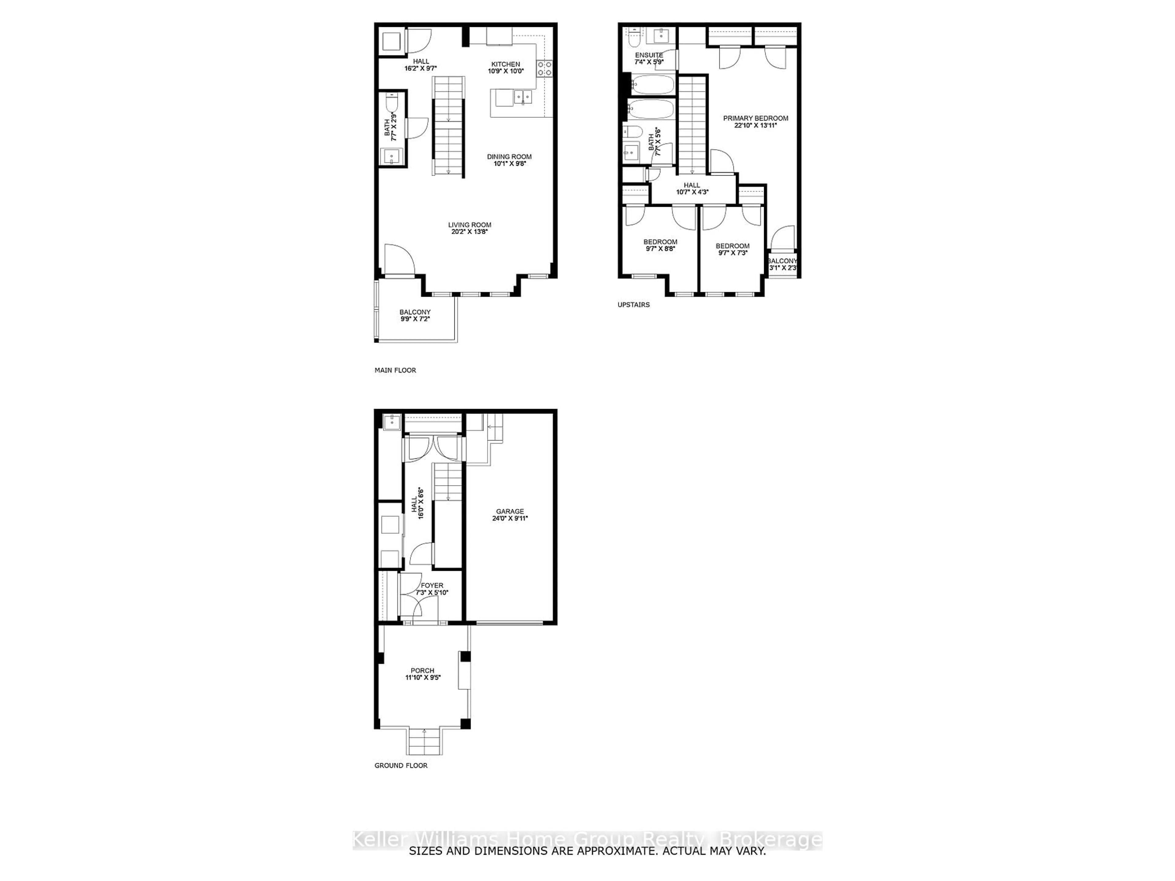 Floor plan for 1158 Restivo Lane, Milton Ontario L9E 1K1