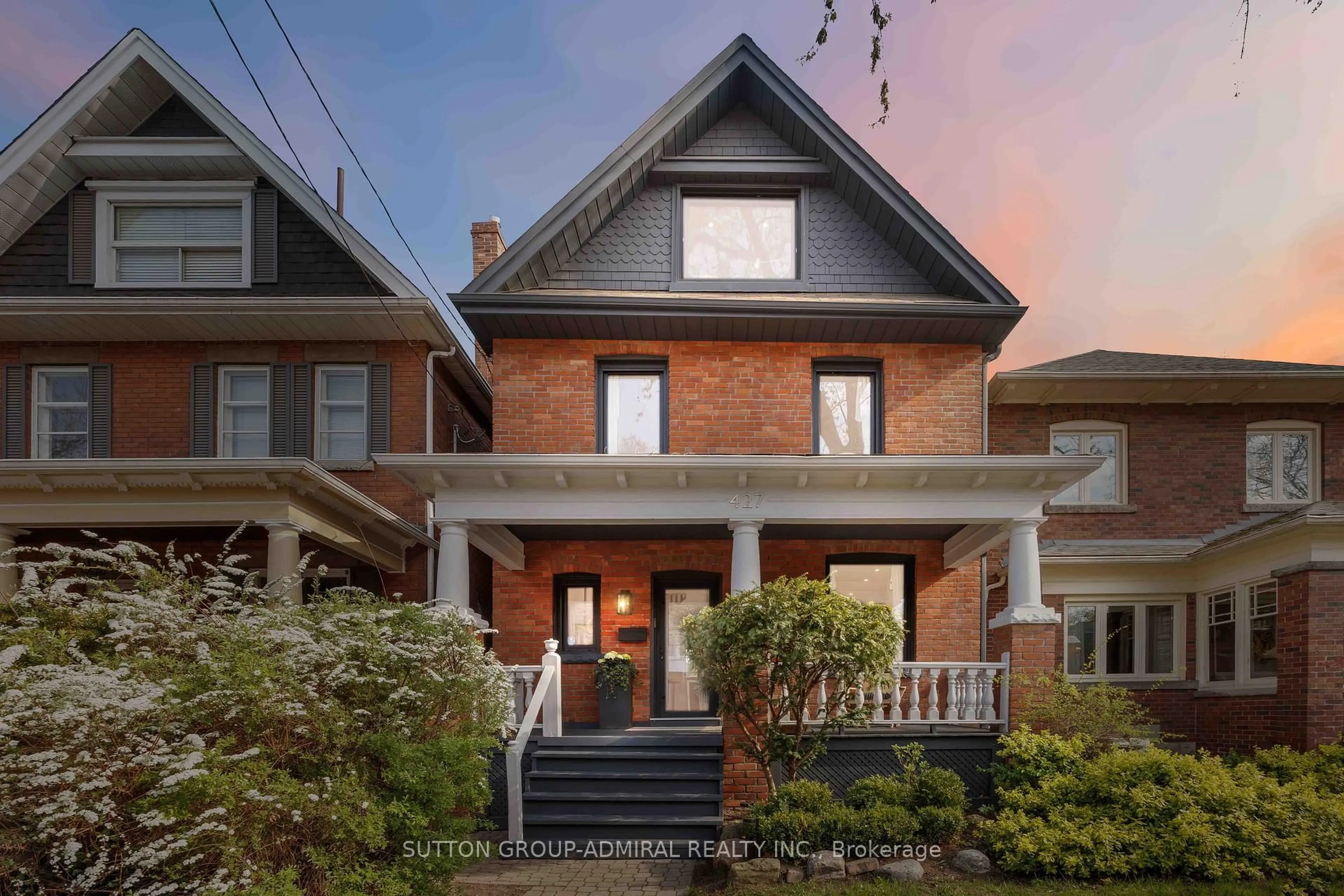 Home with brick exterior material, street for 427 Annette St, Toronto Ontario M6P 1R8