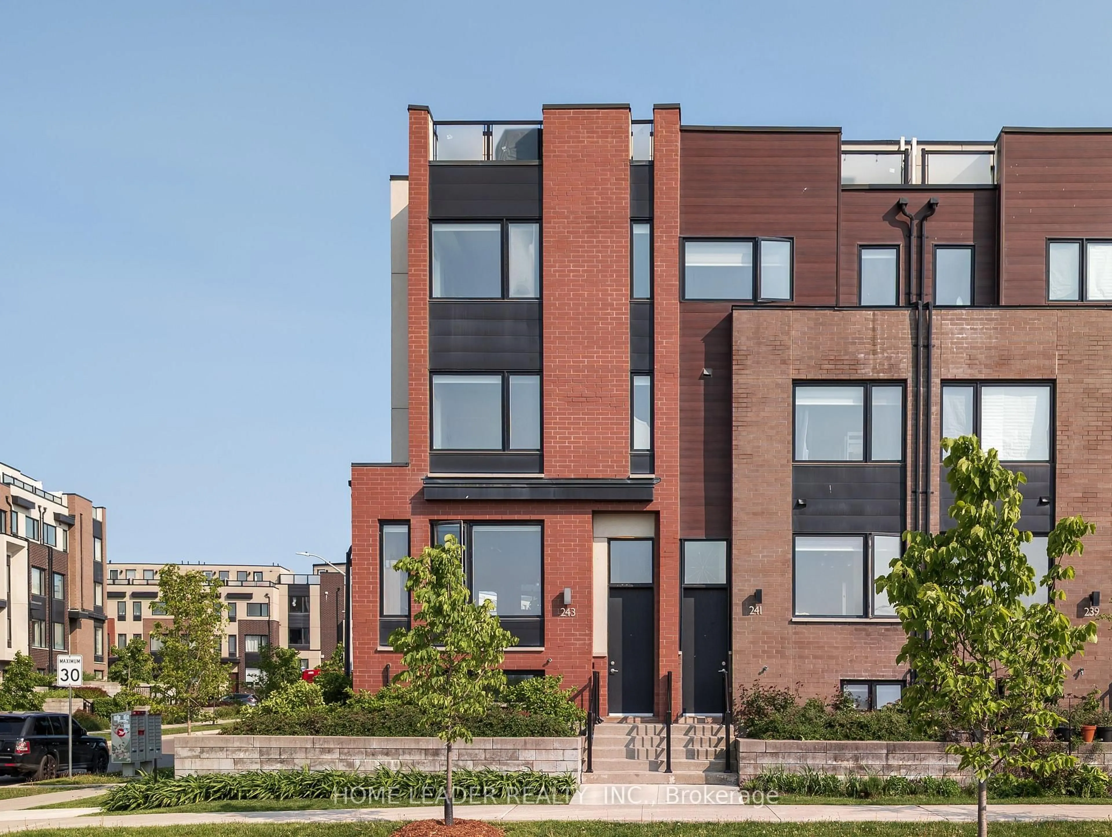Home with brick exterior material, street for 243 Downsview Park Blvd, Toronto Ontario M3K 0A5