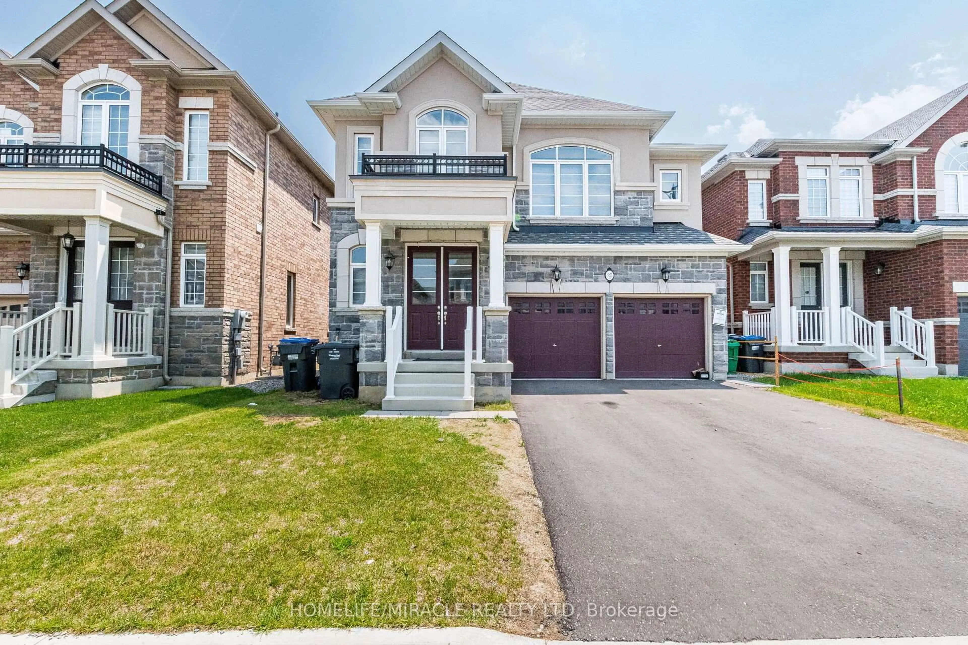 Home with brick exterior material, street for 25 Kambalda Rd, Brampton Ontario L7A 5J3
