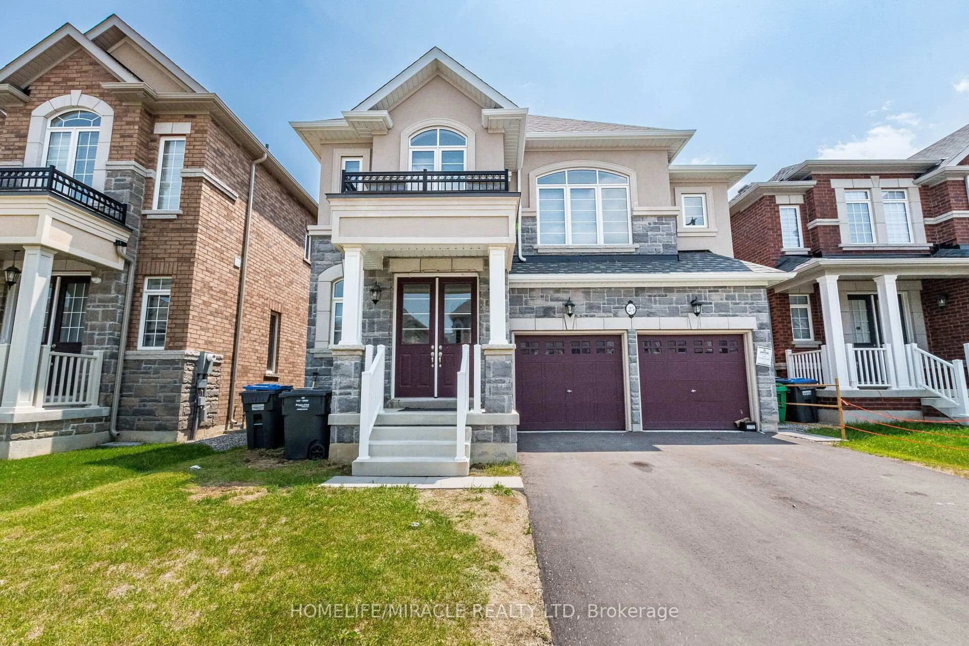 Home with brick exterior material, street for 25 Kambalda Rd, Brampton Ontario L7A 5J3