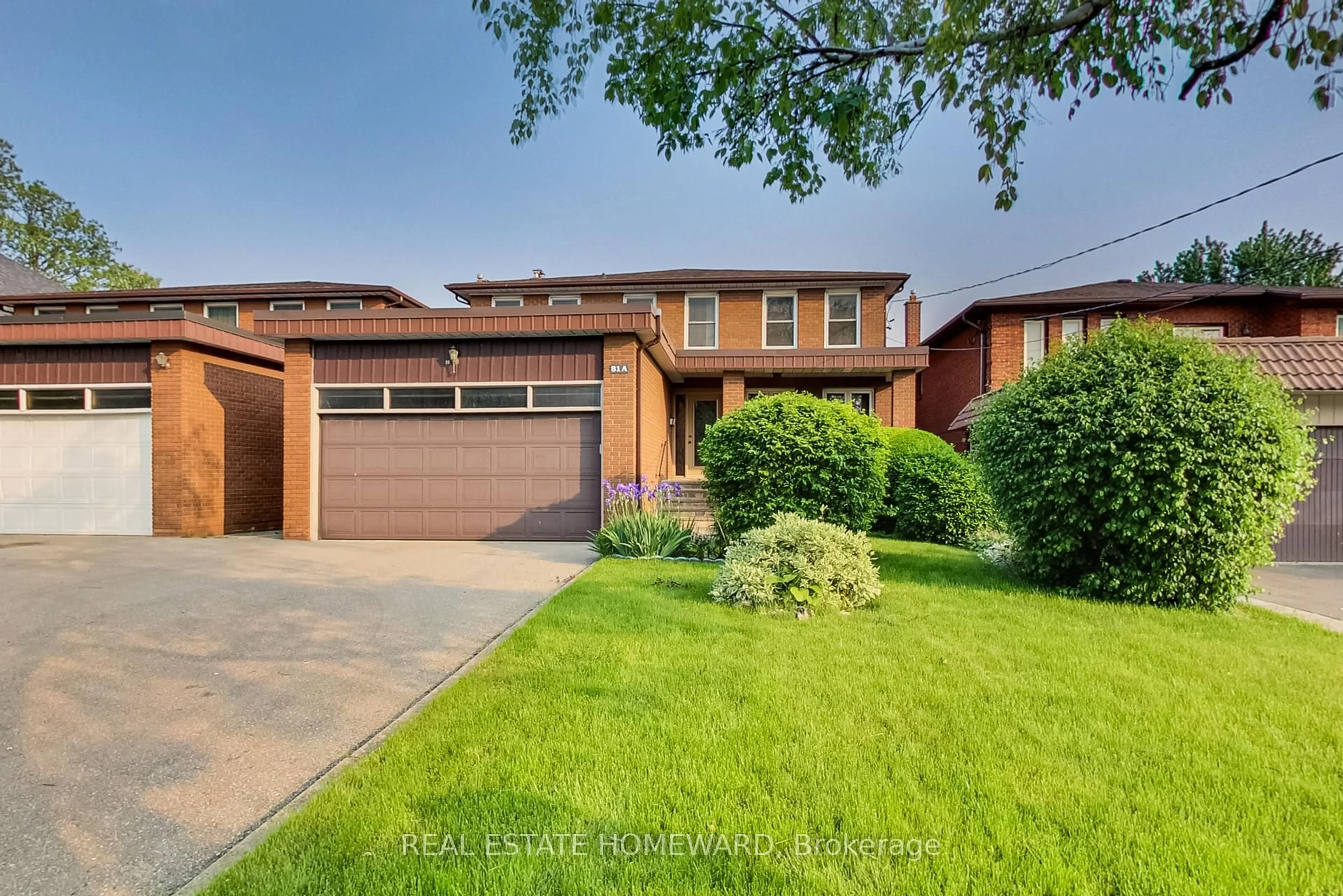Home with brick exterior material, street for 81A St Andrews Blvd, Toronto Ontario M9R 1W4