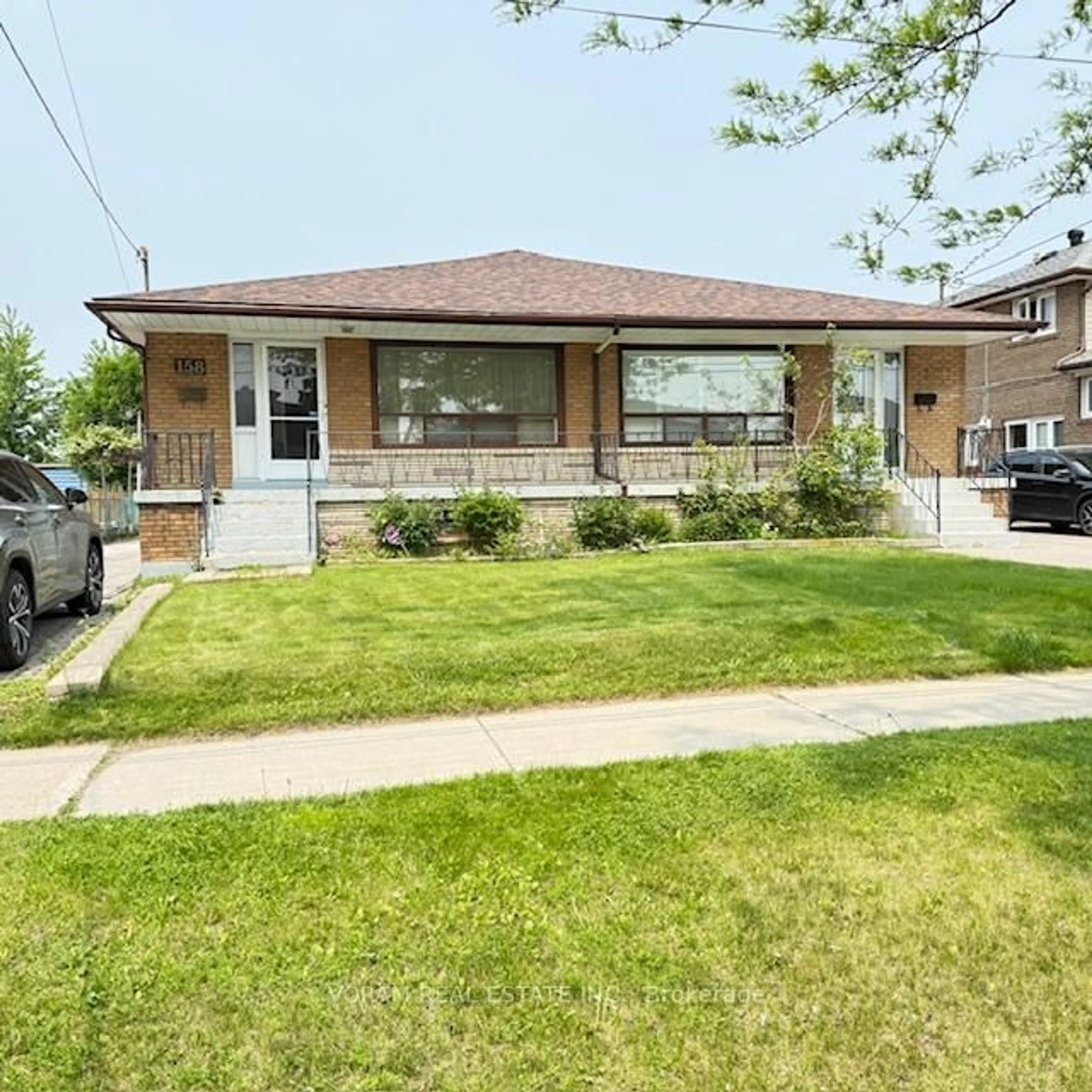 Home with brick exterior material, street for 158 Spenvalley Dr, Toronto Ontario M3L 1Z7