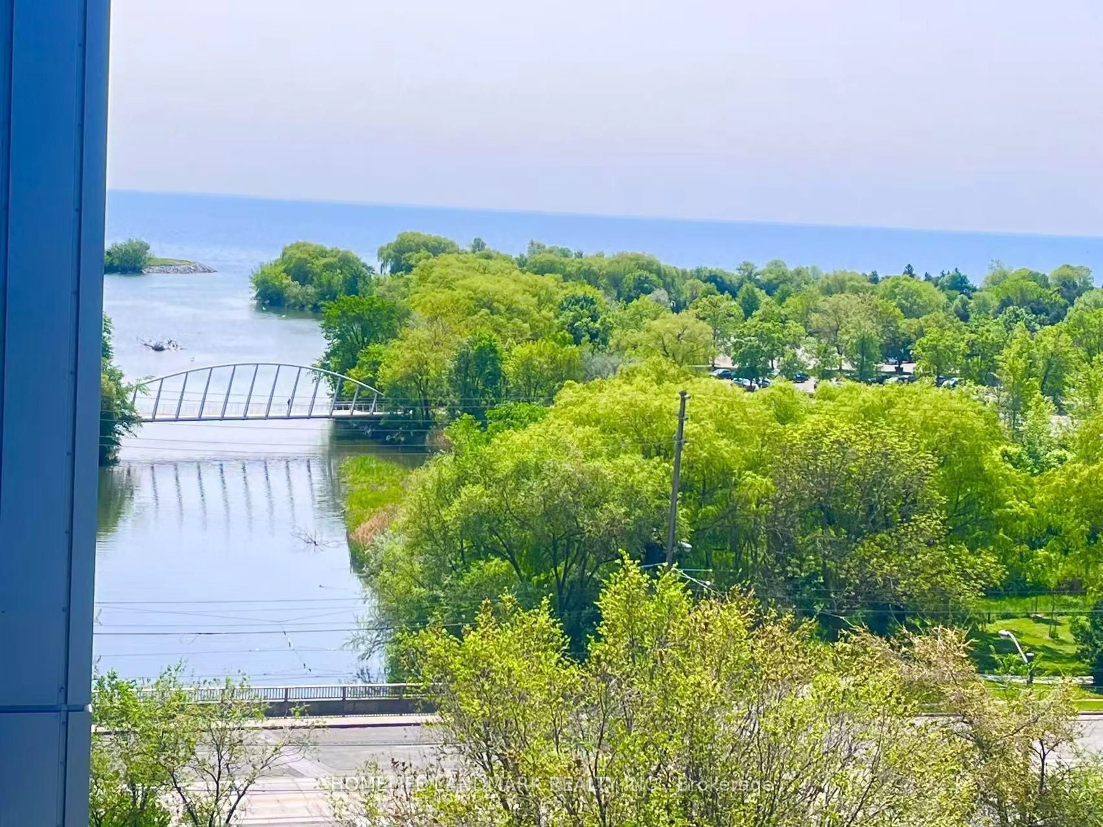 A pic from outside/outdoor area/front of a property/back of a property/a pic from drone, water/lake/river/ocean view for 2212 Lake Shore Blvd #906, Toronto Ontario M8V 0C2