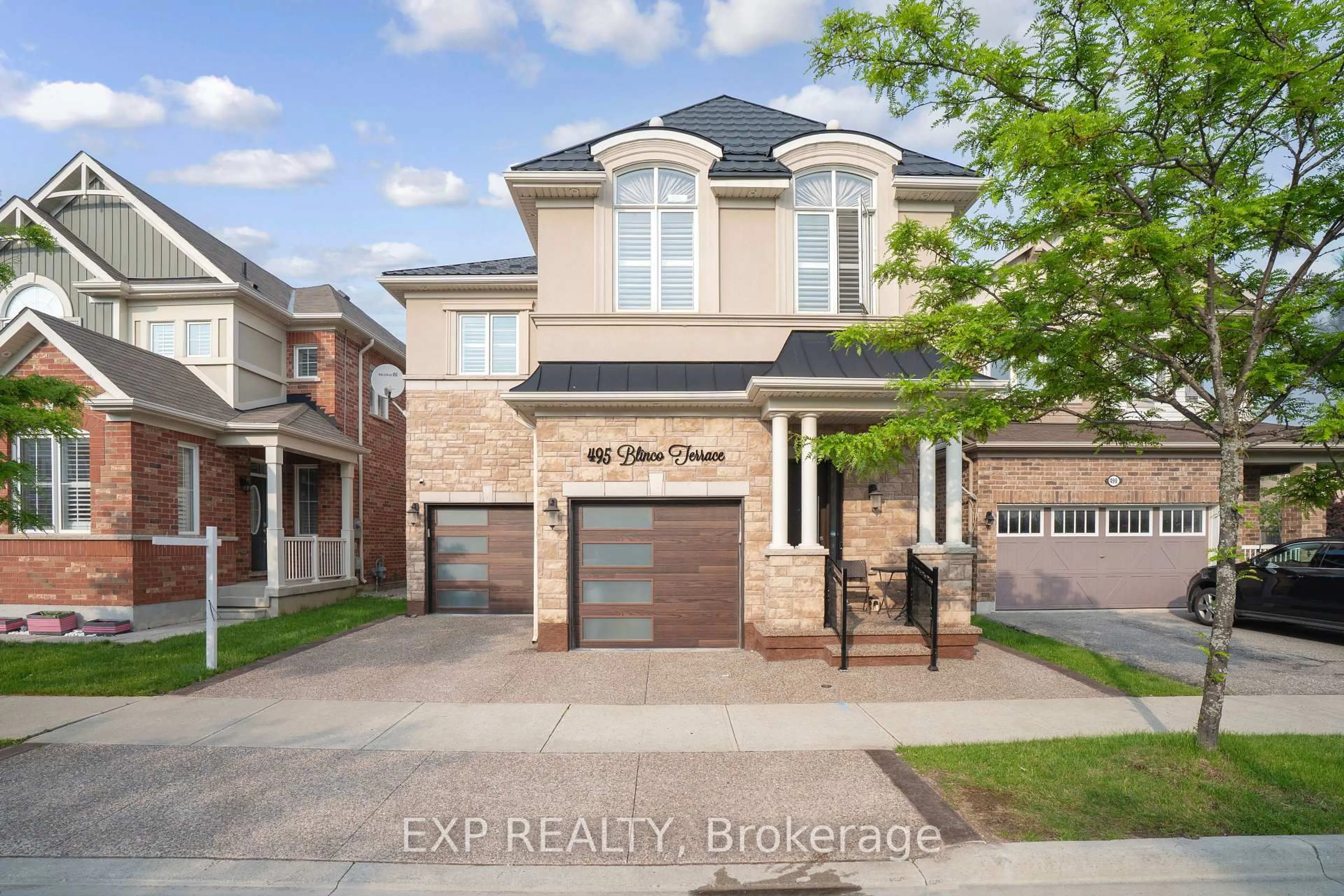 Home with brick exterior material, street for 495 Blinco Terr, Milton Ontario L9T 8Y8