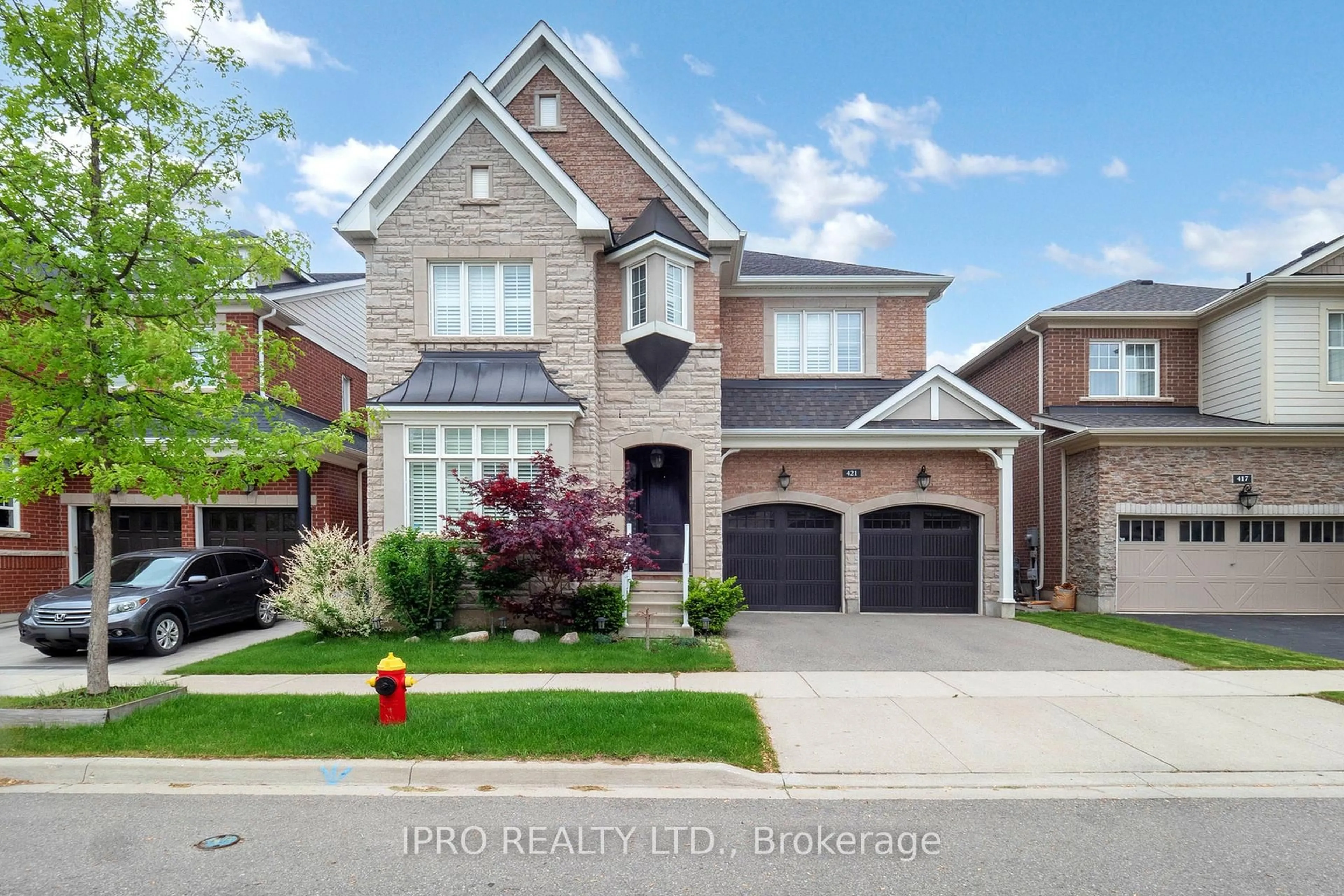 Home with brick exterior material, street for 421 Ginger Gate, Oakville Ontario L6M 1N2