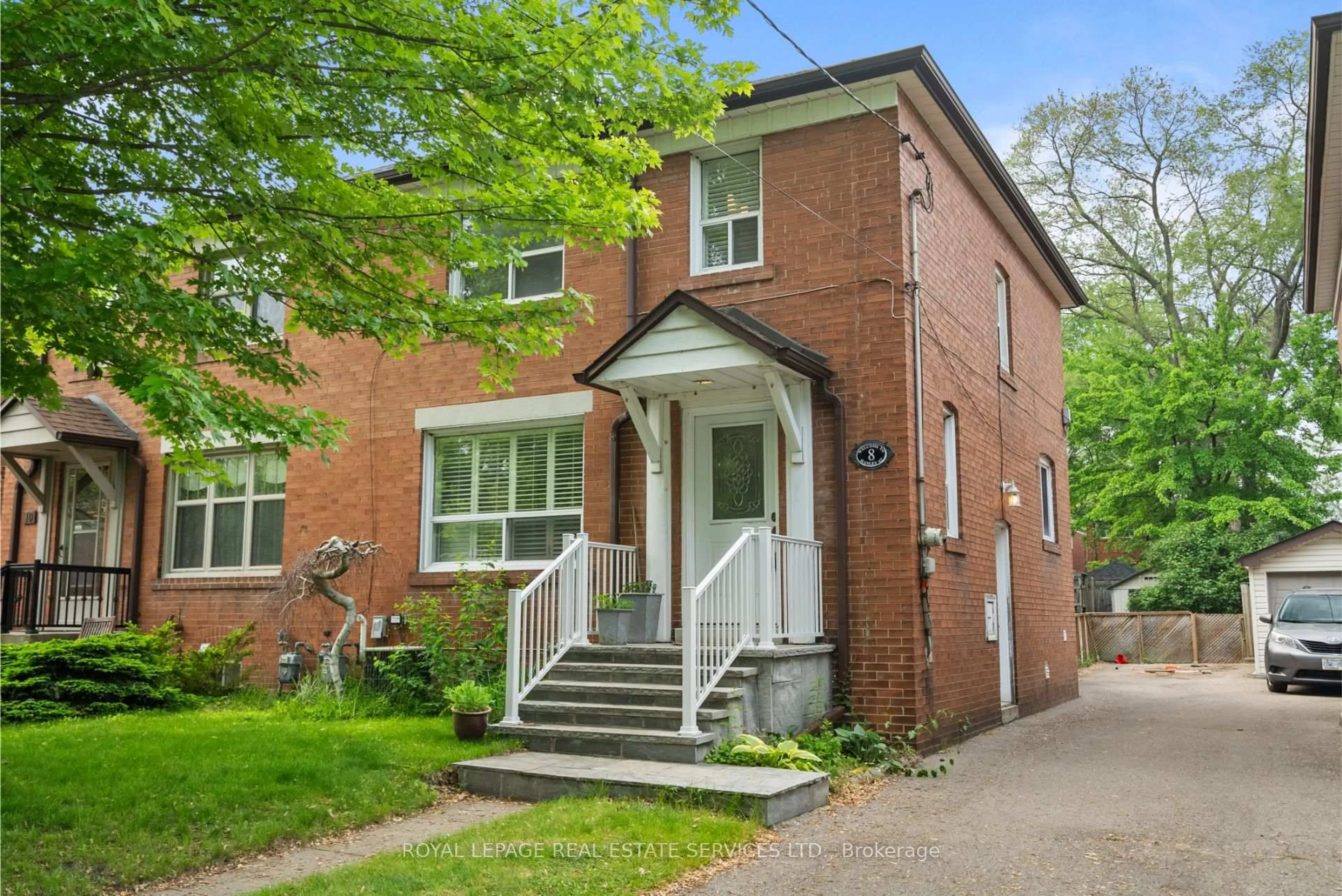 Home with brick exterior material, street for 8 Hanley St, Toronto Ontario M6S 2H4