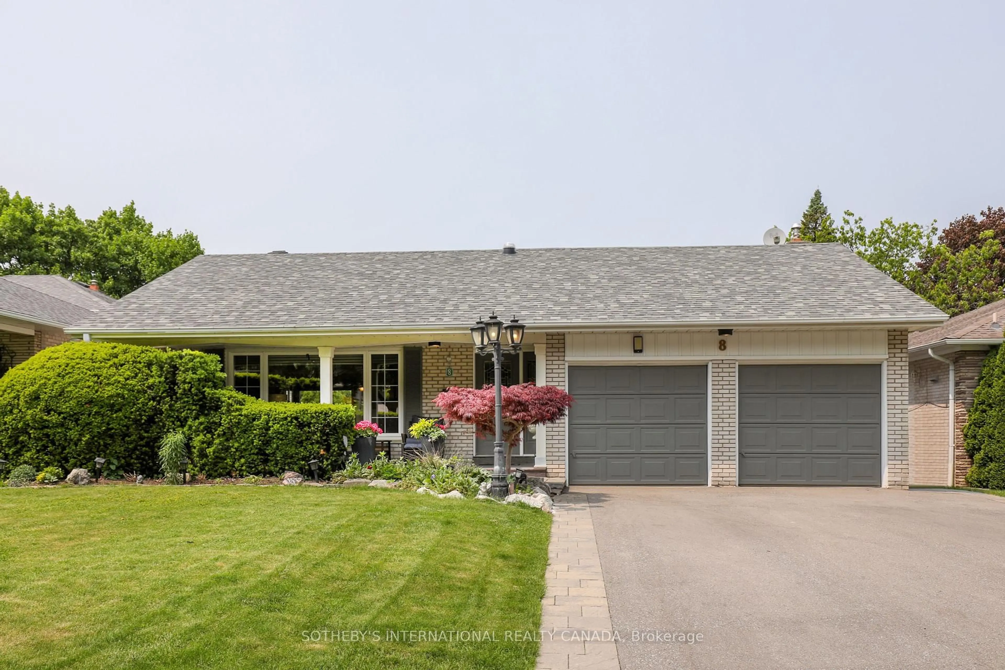 Home with vinyl exterior material, street for 8 Hunting Rdge, Toronto Ontario M9R 1B5