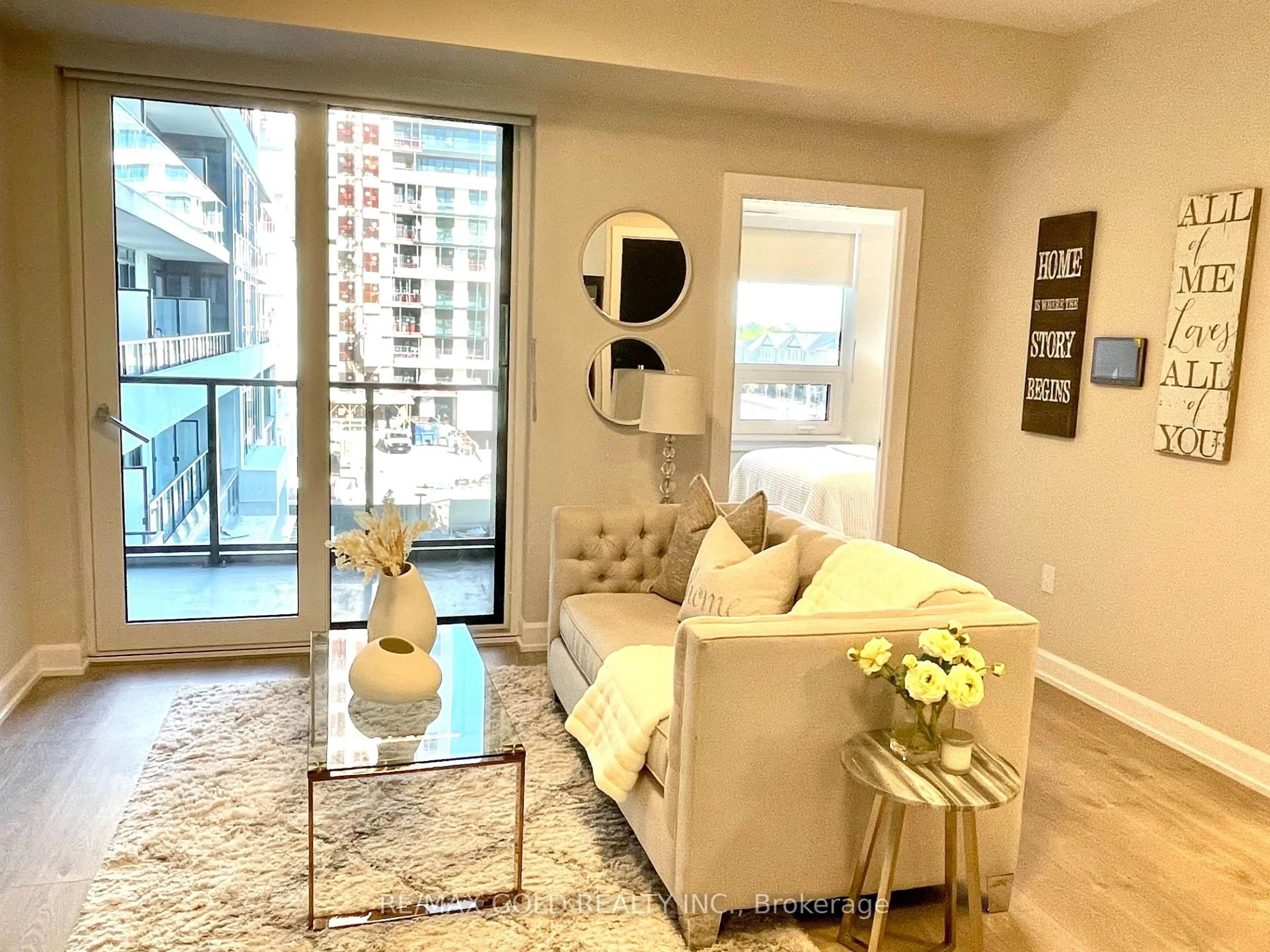 Living room with furniture, unknown for 3200 William Coltson Ave #602, Oakville Ontario L6H 7W6