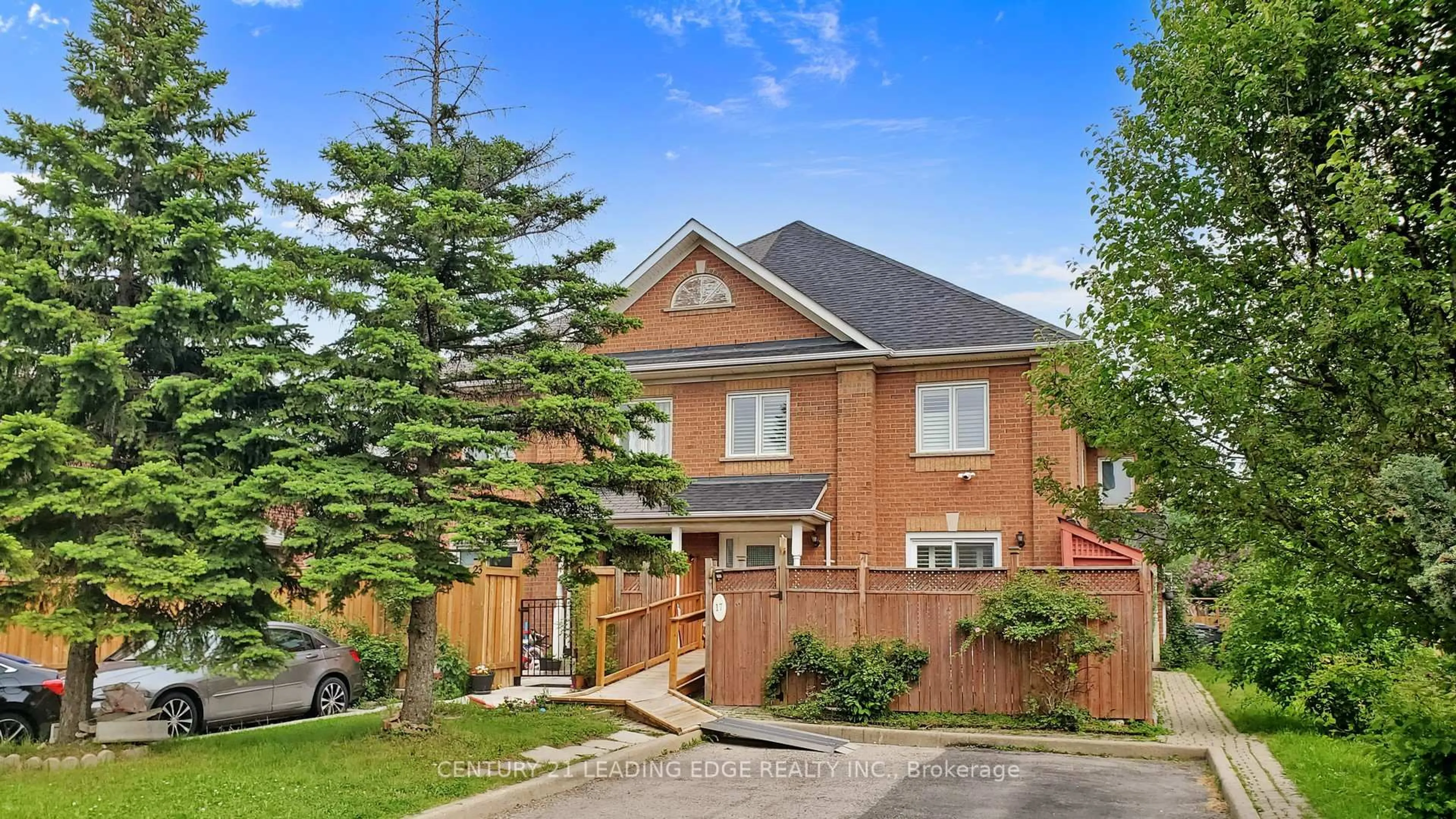 Home with brick exterior material, street for 17 Pressed Brick Dr, Brampton Ontario L6V 4K3