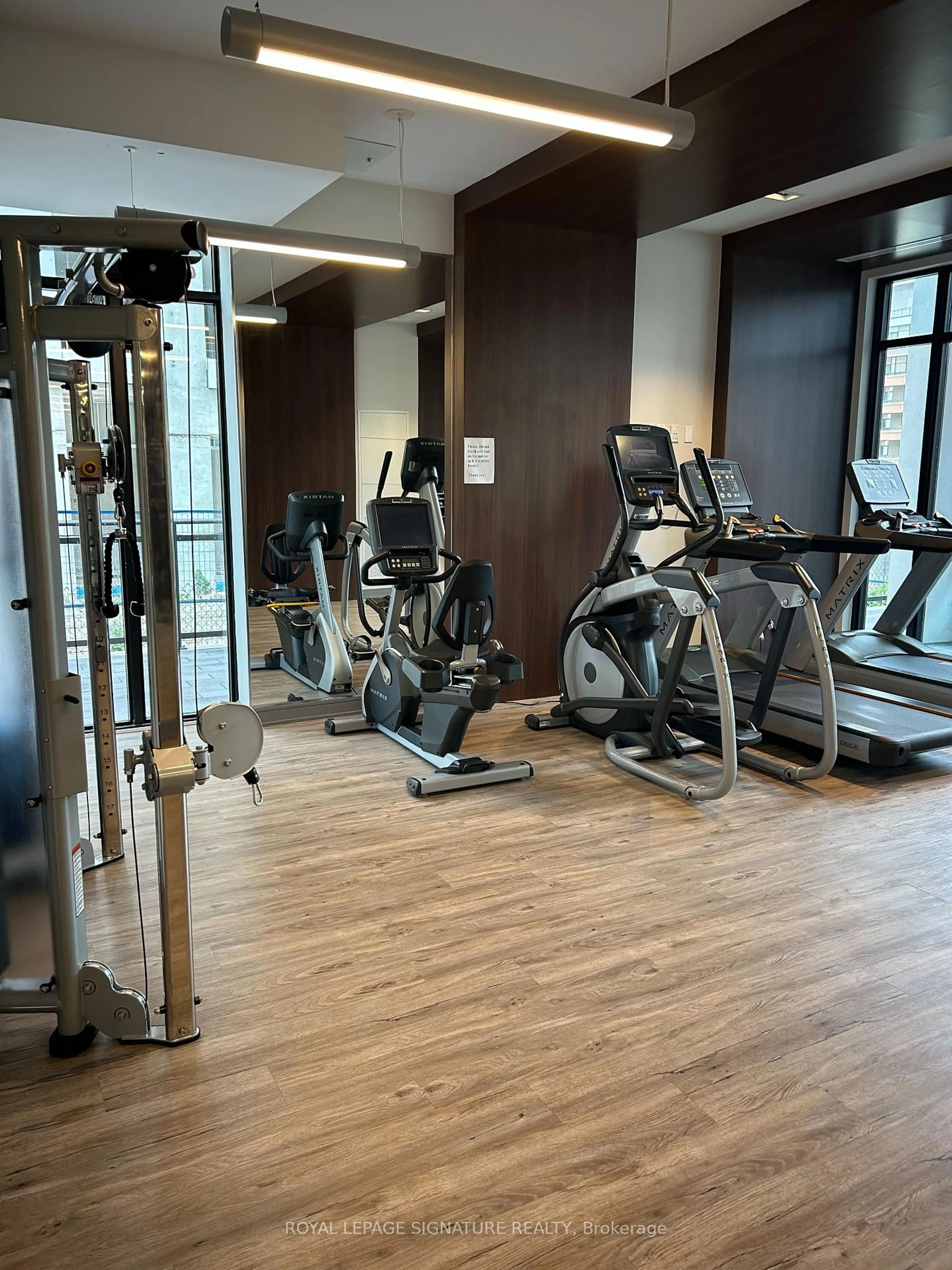 Gym or fitness room for 25 Neighbourhood Lane #1012, Toronto Ontario M8Y 0C4