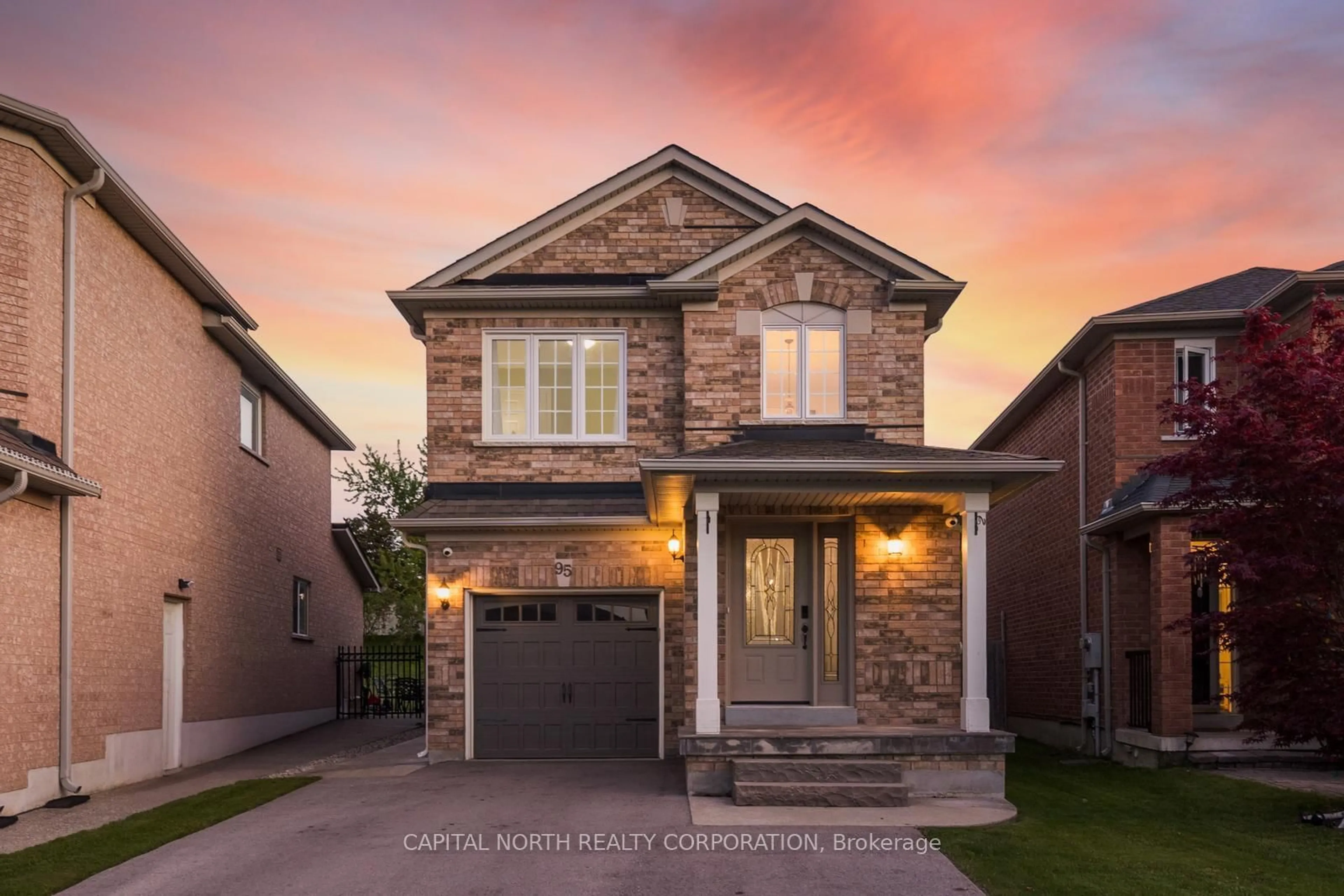 Home with brick exterior material, street for 95 Harvest Moon Dr, Caledon Ontario L7E 2K8