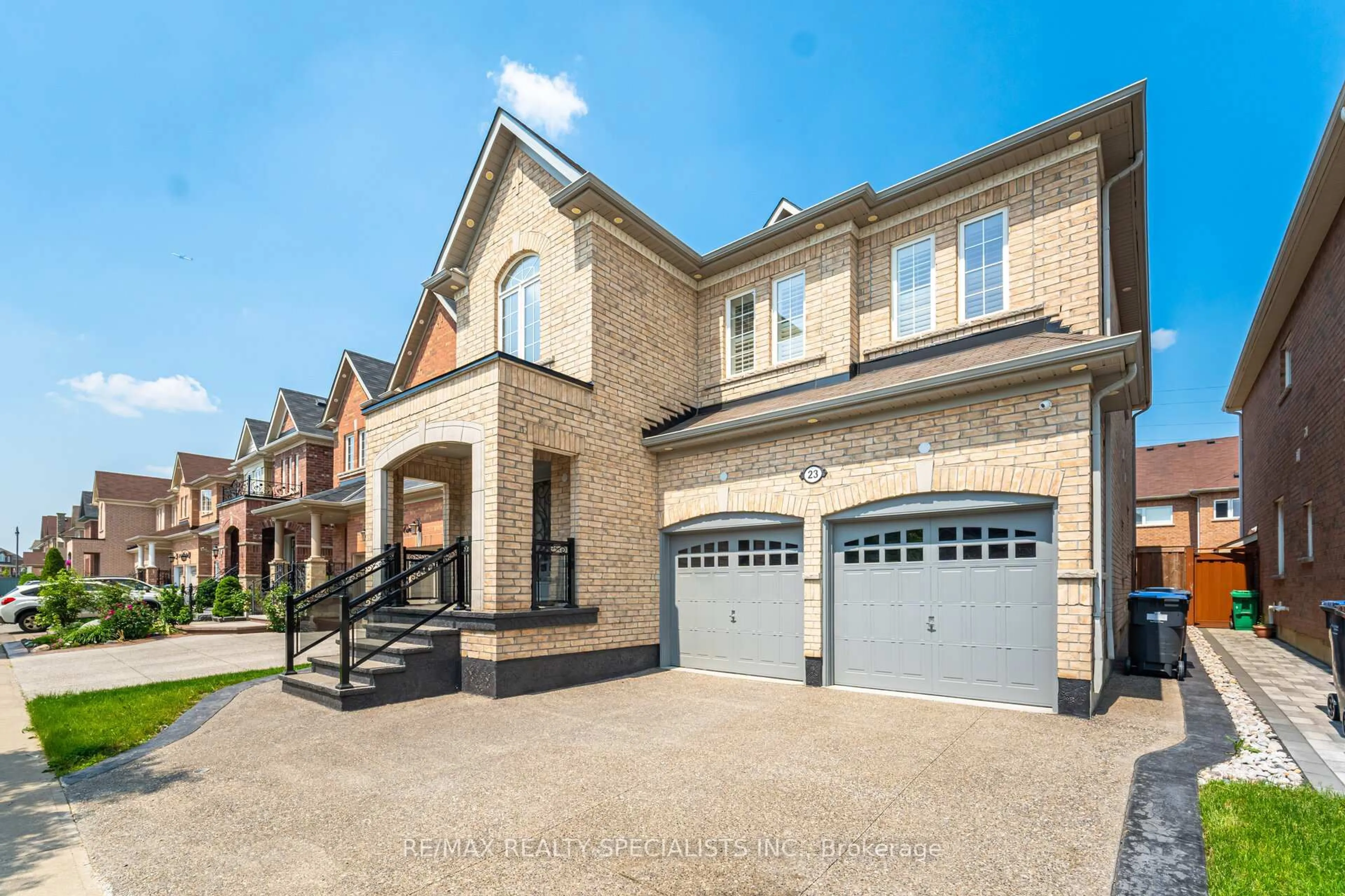 Home with brick exterior material, street for 23 Teal Crest Circ, Brampton Ontario L6X 2Z6