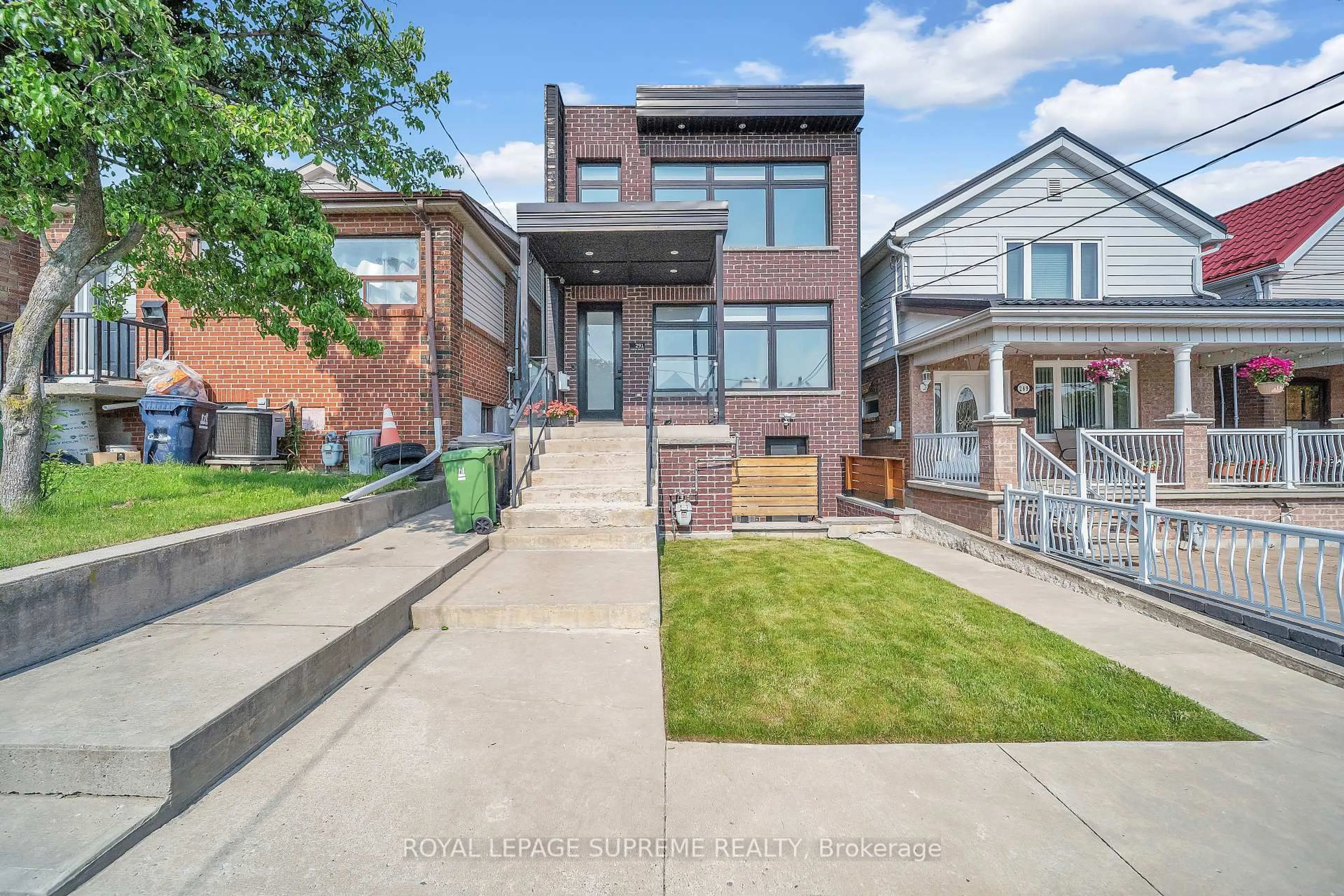 Home with brick exterior material, street for 291 Gilbert Ave, Toronto Ontario M6E 4W8
