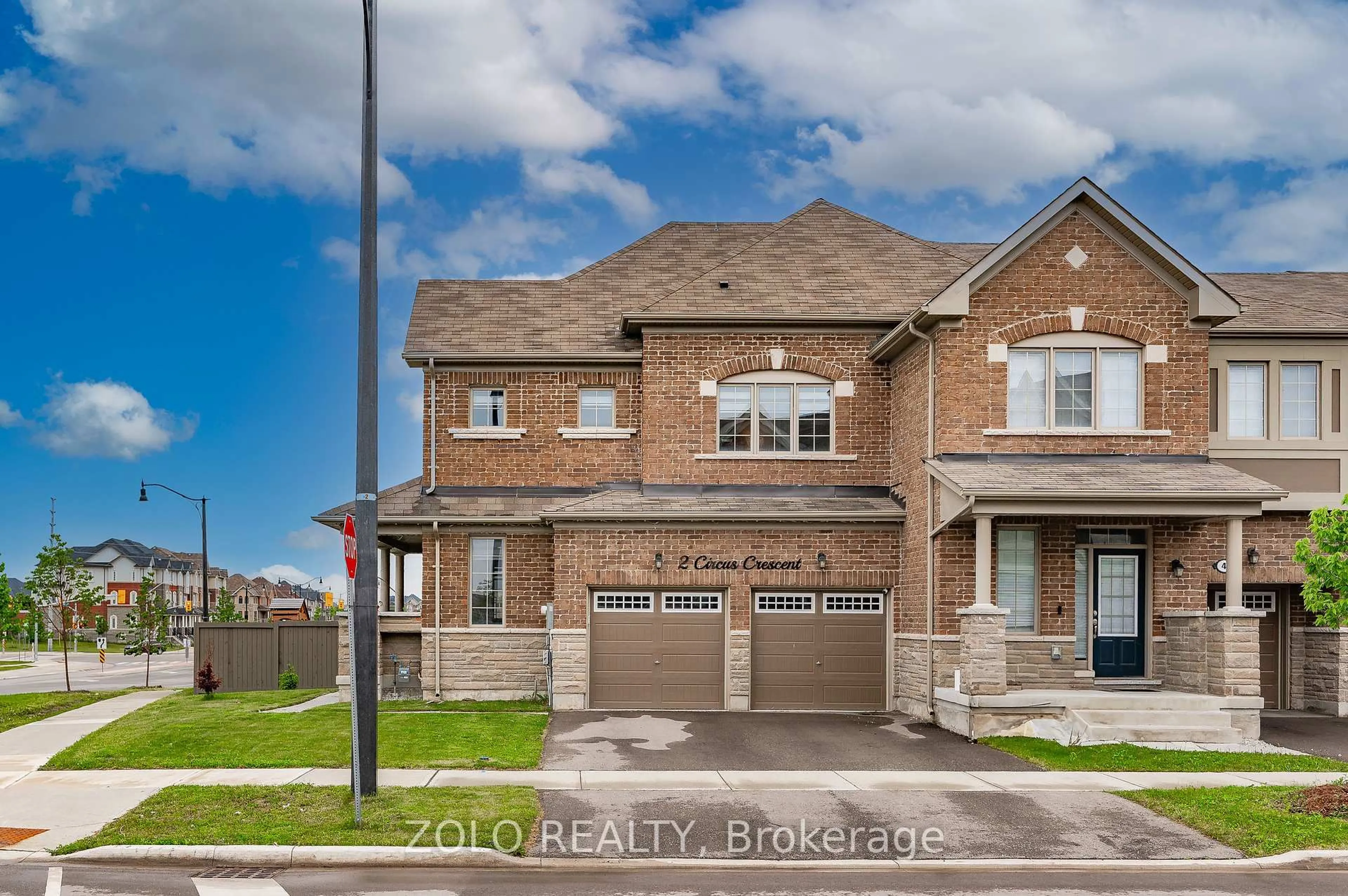 Home with brick exterior material, street for 2 Circus Cres, Brampton Ontario L7A 0H1