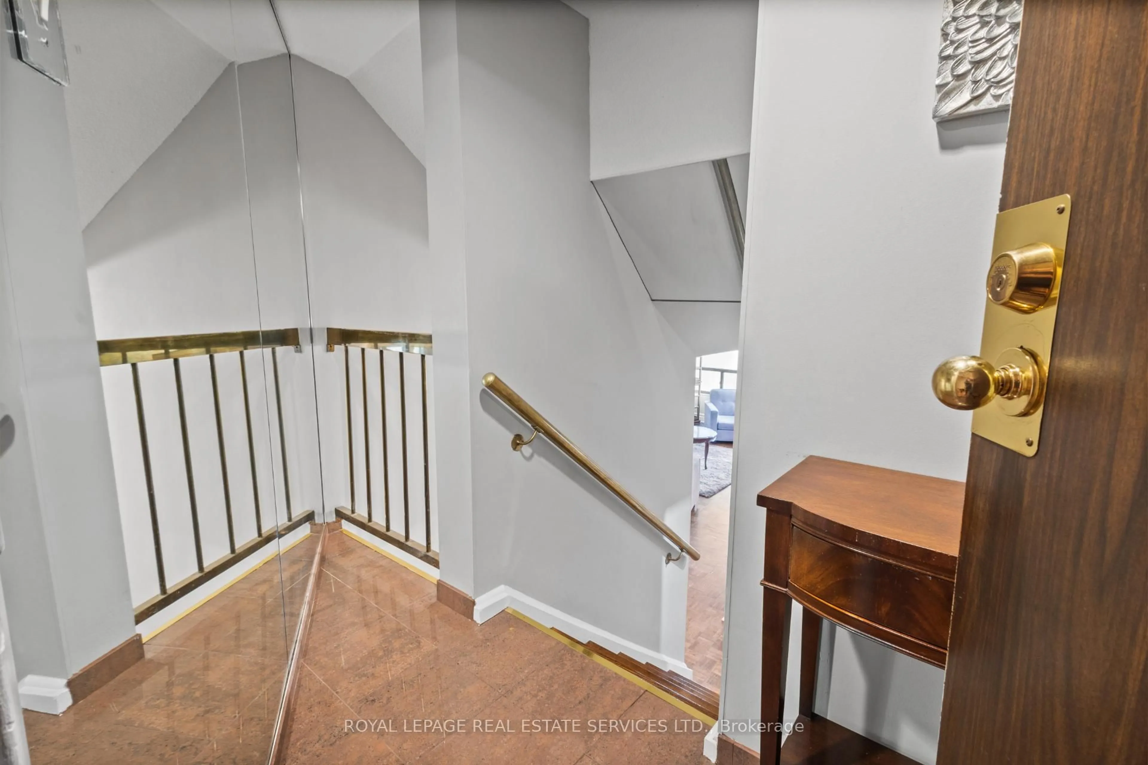 Indoor foyer for 296 Mill Rd #A14, Toronto Ontario M9C 4X8