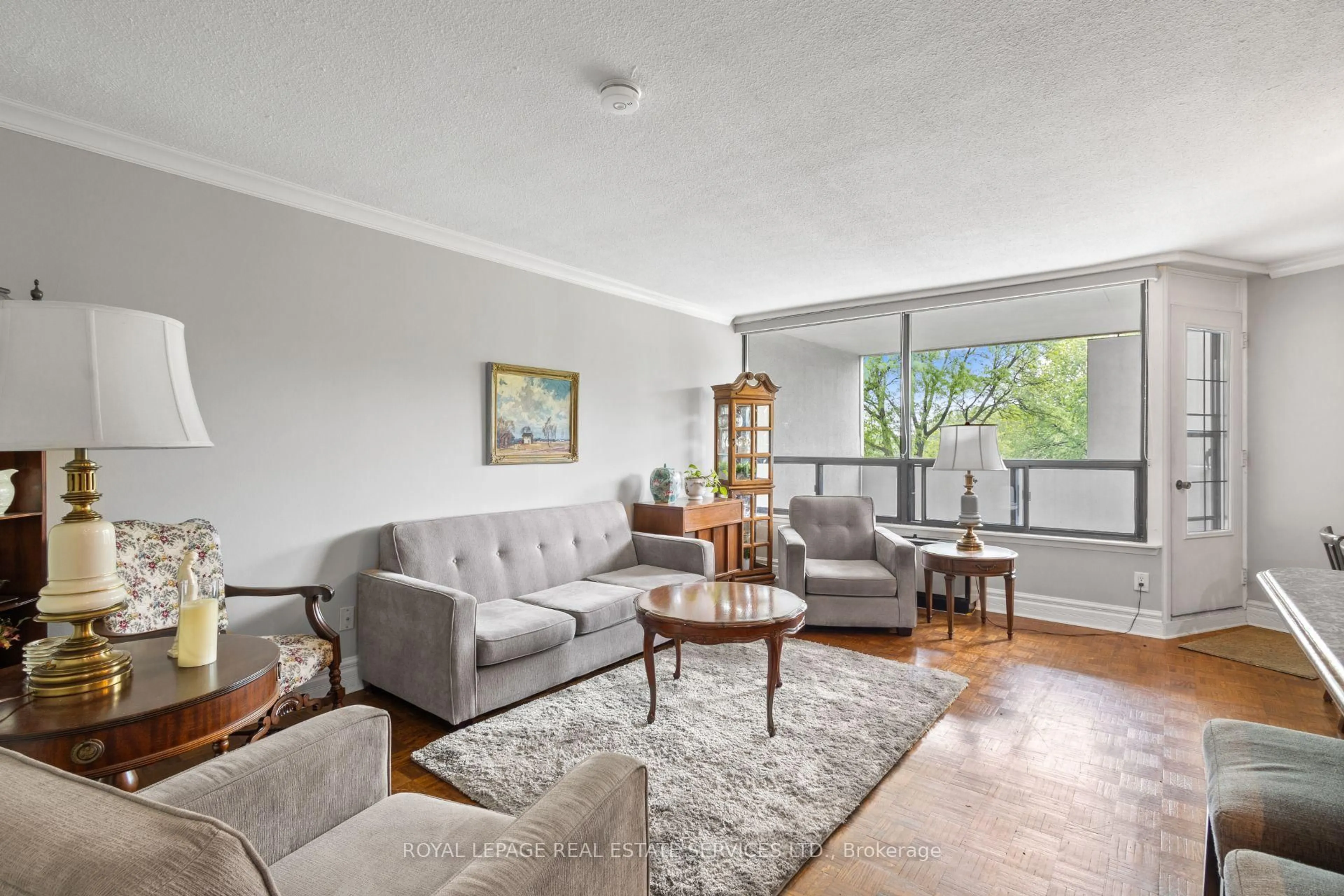 Living room with furniture, unknown for 296 Mill Rd #A14, Toronto Ontario M9C 4X8