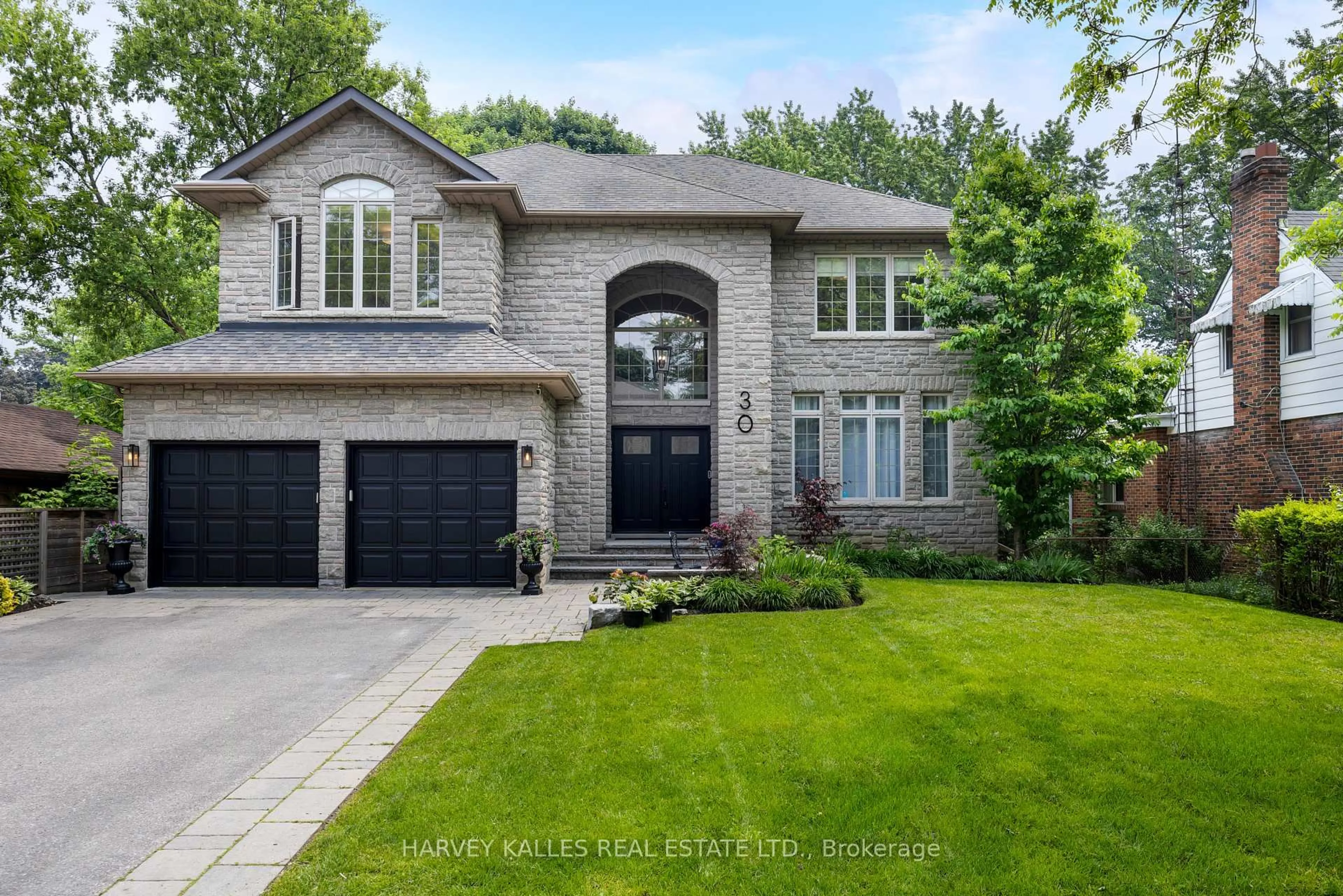 Home with brick exterior material, street for 30 Nottingham Dr, Toronto Ontario M9A 2W5