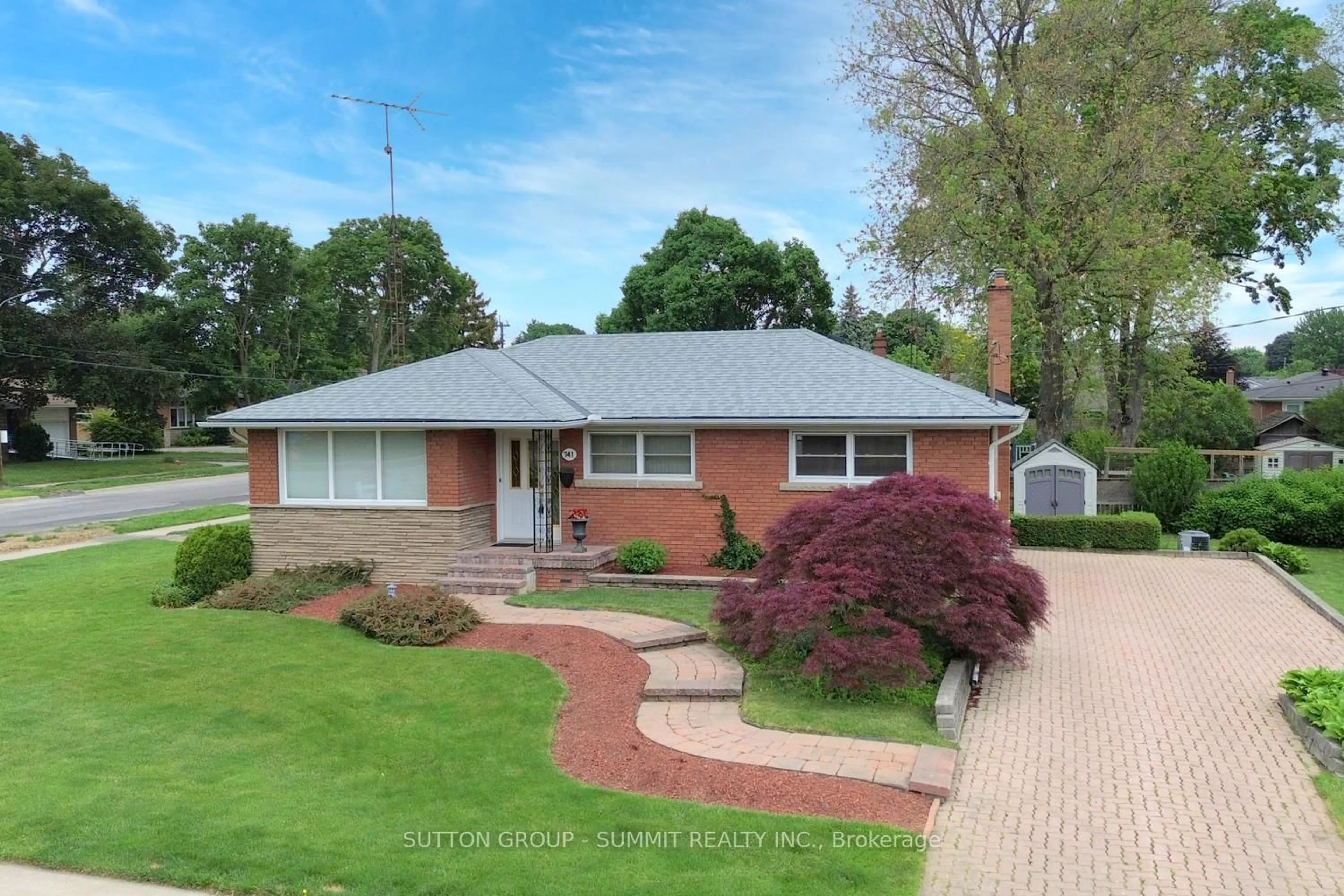 Home with brick exterior material, street for 741 Ashley Ave, Burlington Ontario L7R 2Z4
