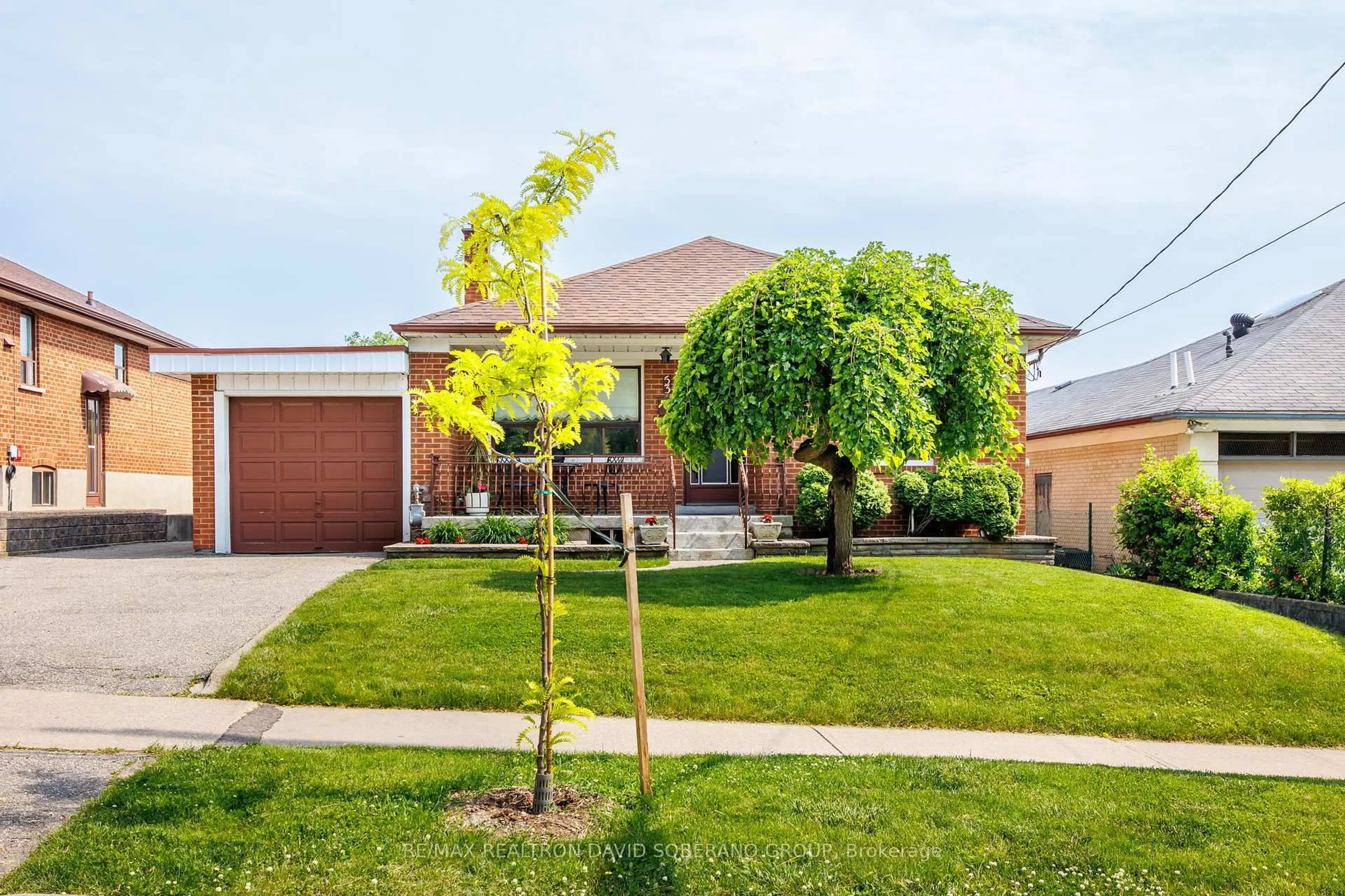 Home with brick exterior material, street for 53 Flamborough Dr, Toronto Ontario M6M 2R5