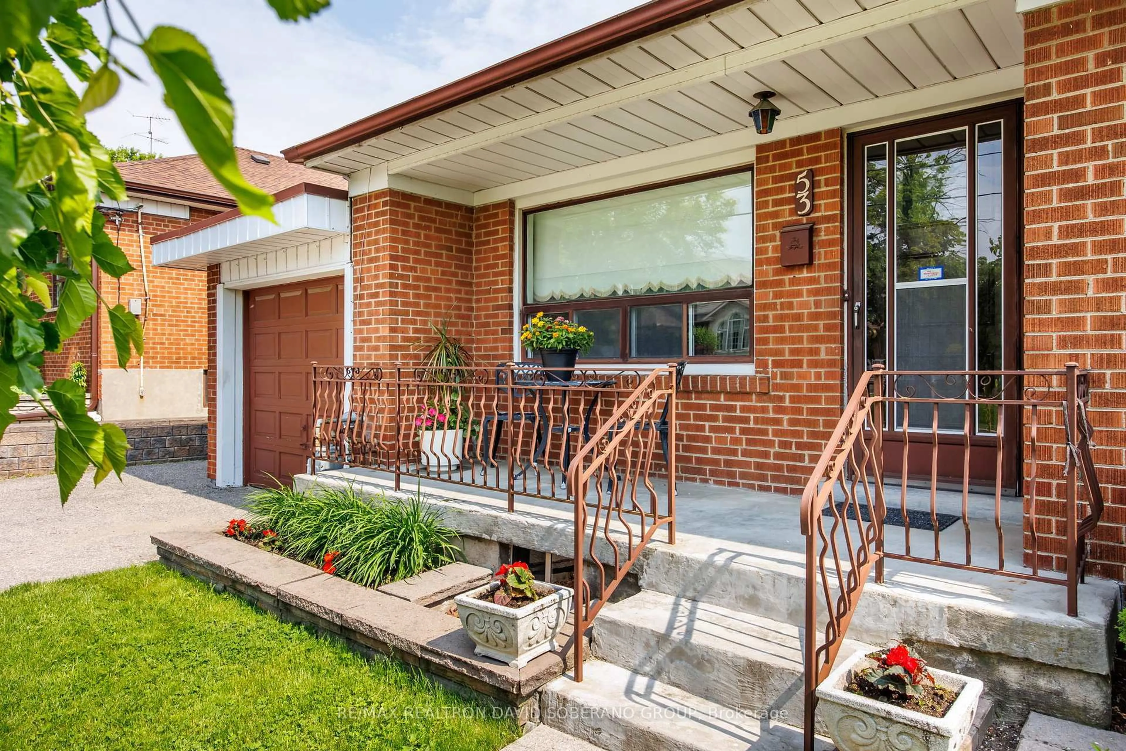 Home with brick exterior material, street for 53 Flamborough Dr, Toronto Ontario M6M 2R5