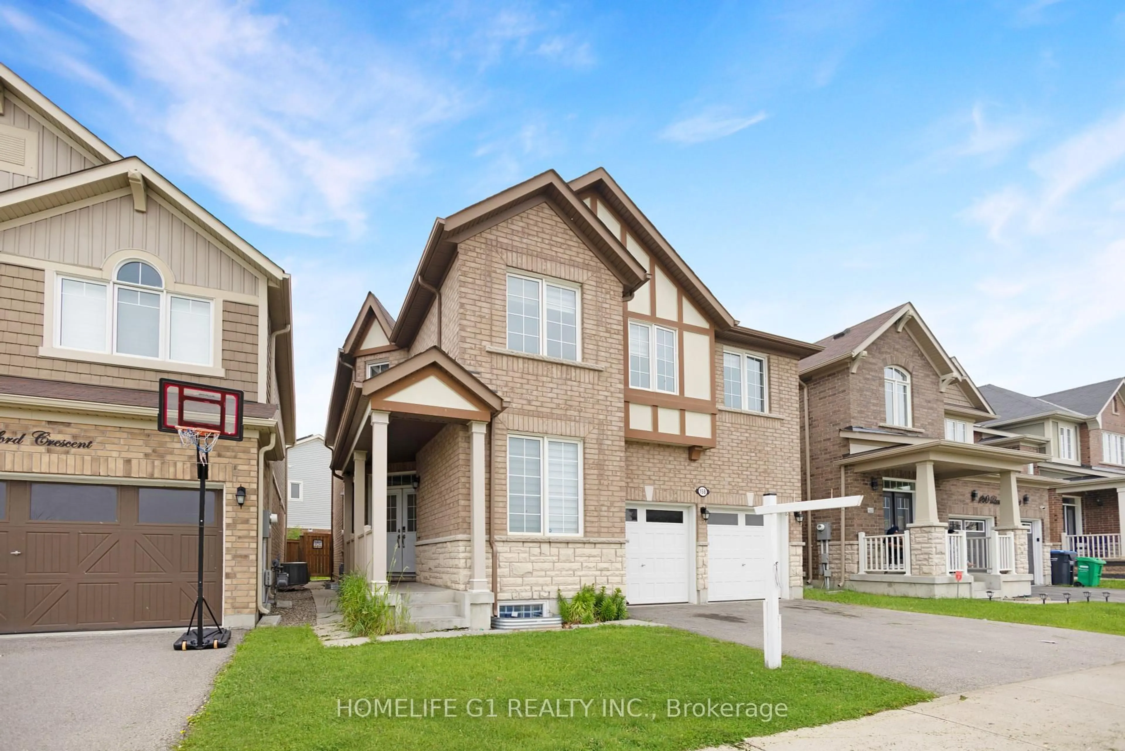 Home with brick exterior material, street for 158 Thornbush Blvd, Brampton Ontario L7A 0G4