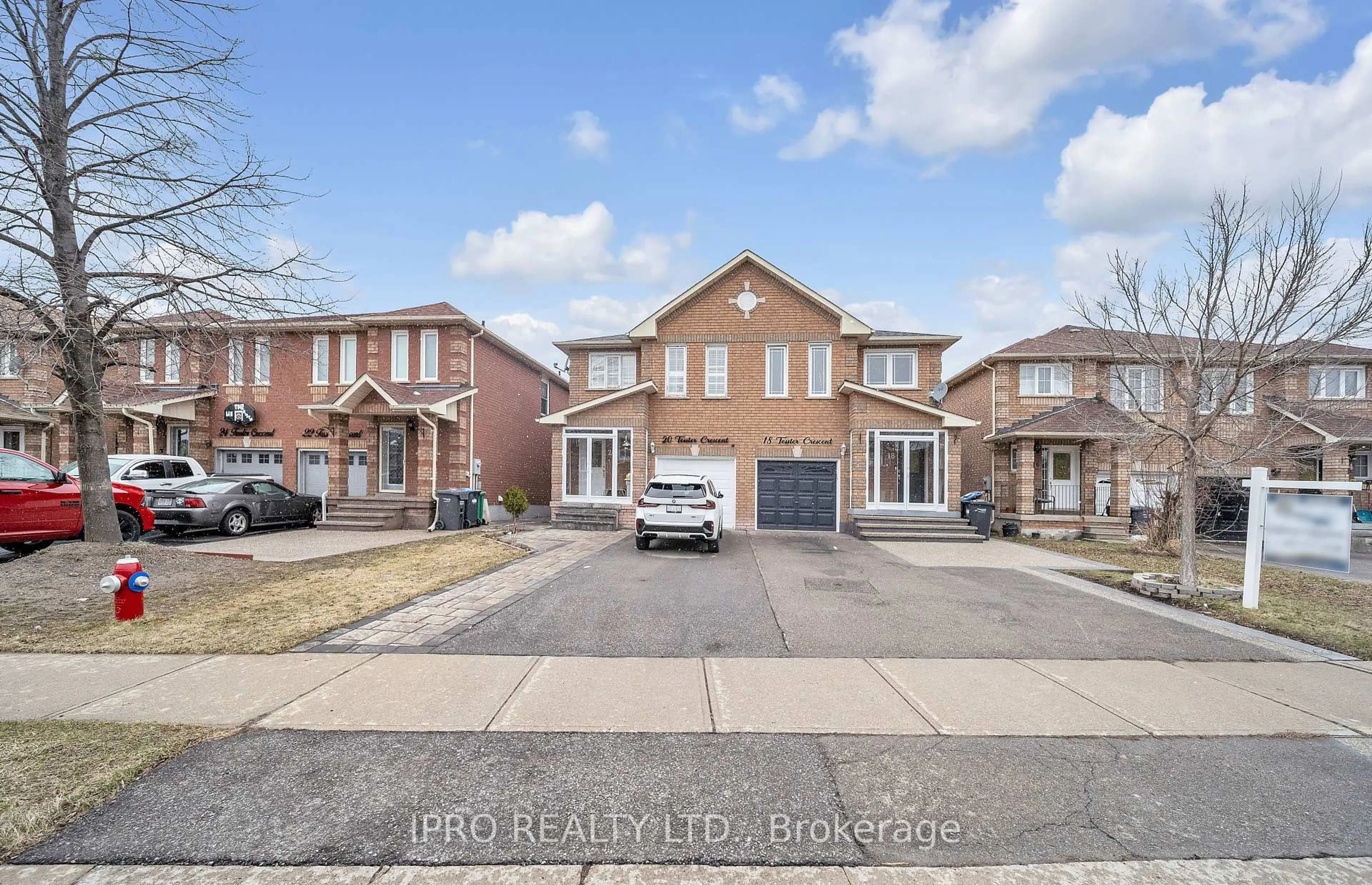 Home with brick exterior material, street for 18 Tessler Cres, Brampton Ontario L6X 4P8