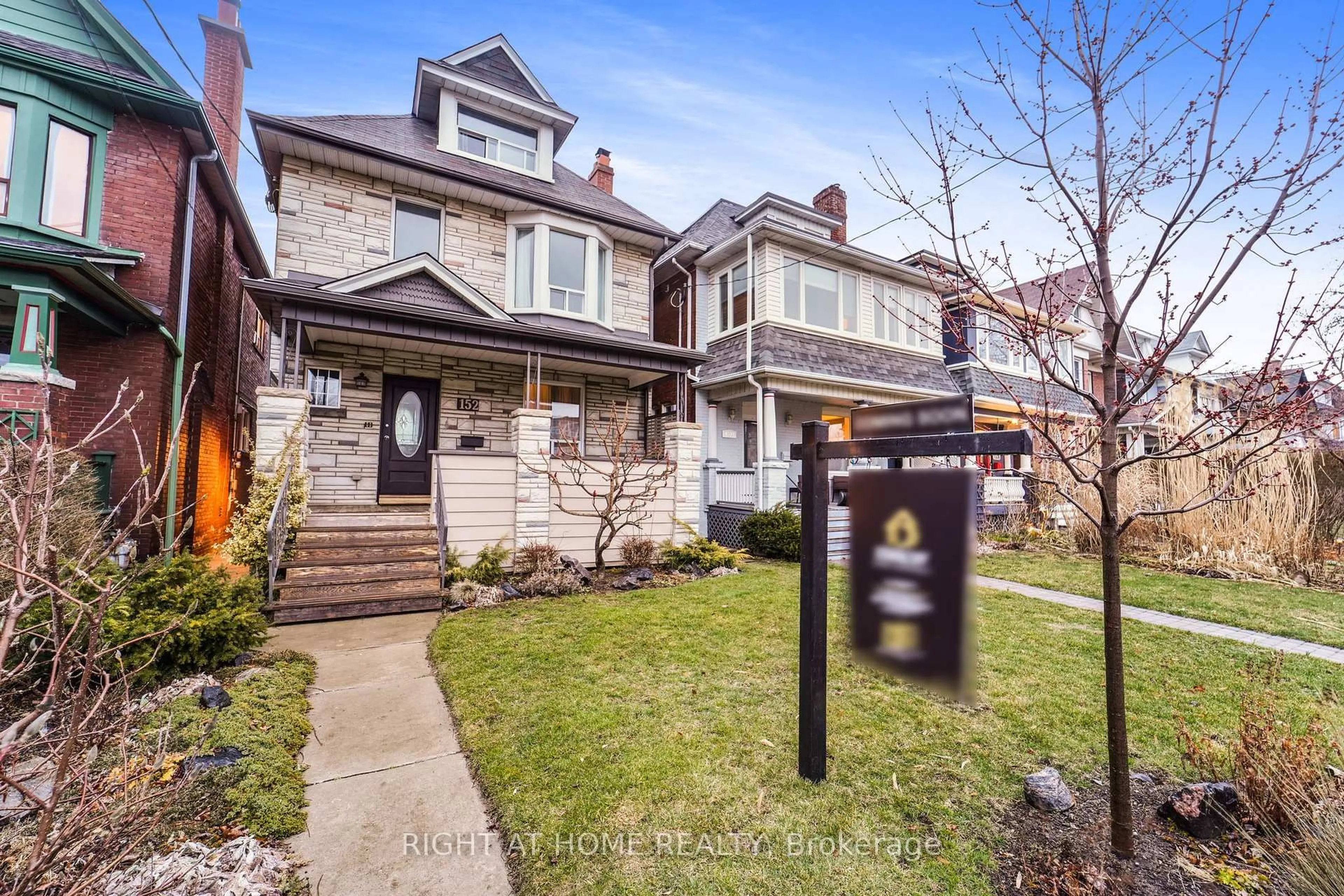 Home with brick exterior material, street for 152 Wright Ave, Toronto Ontario M6R 1L2