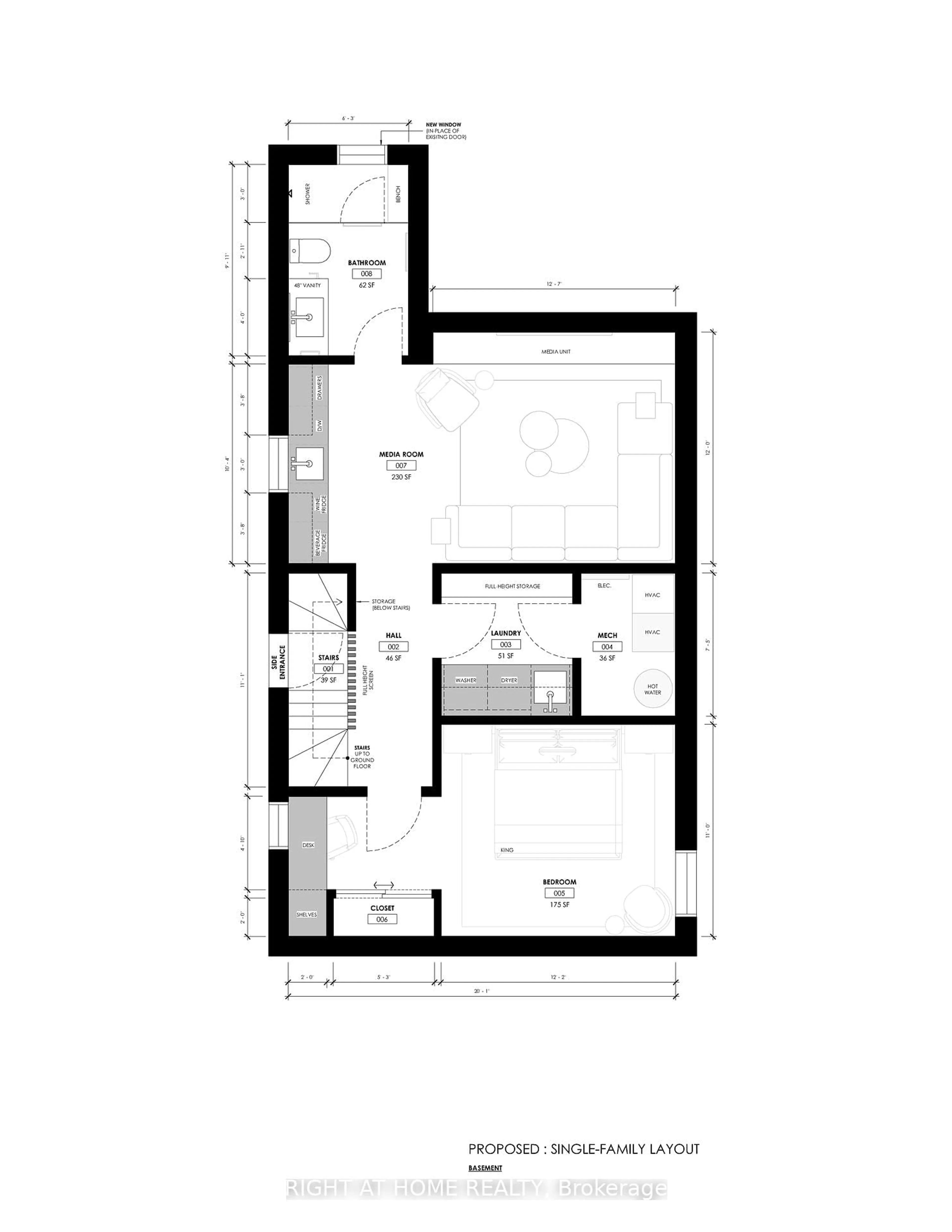 Floor plan for 152 Wright Ave, Toronto Ontario M6R 1L2
